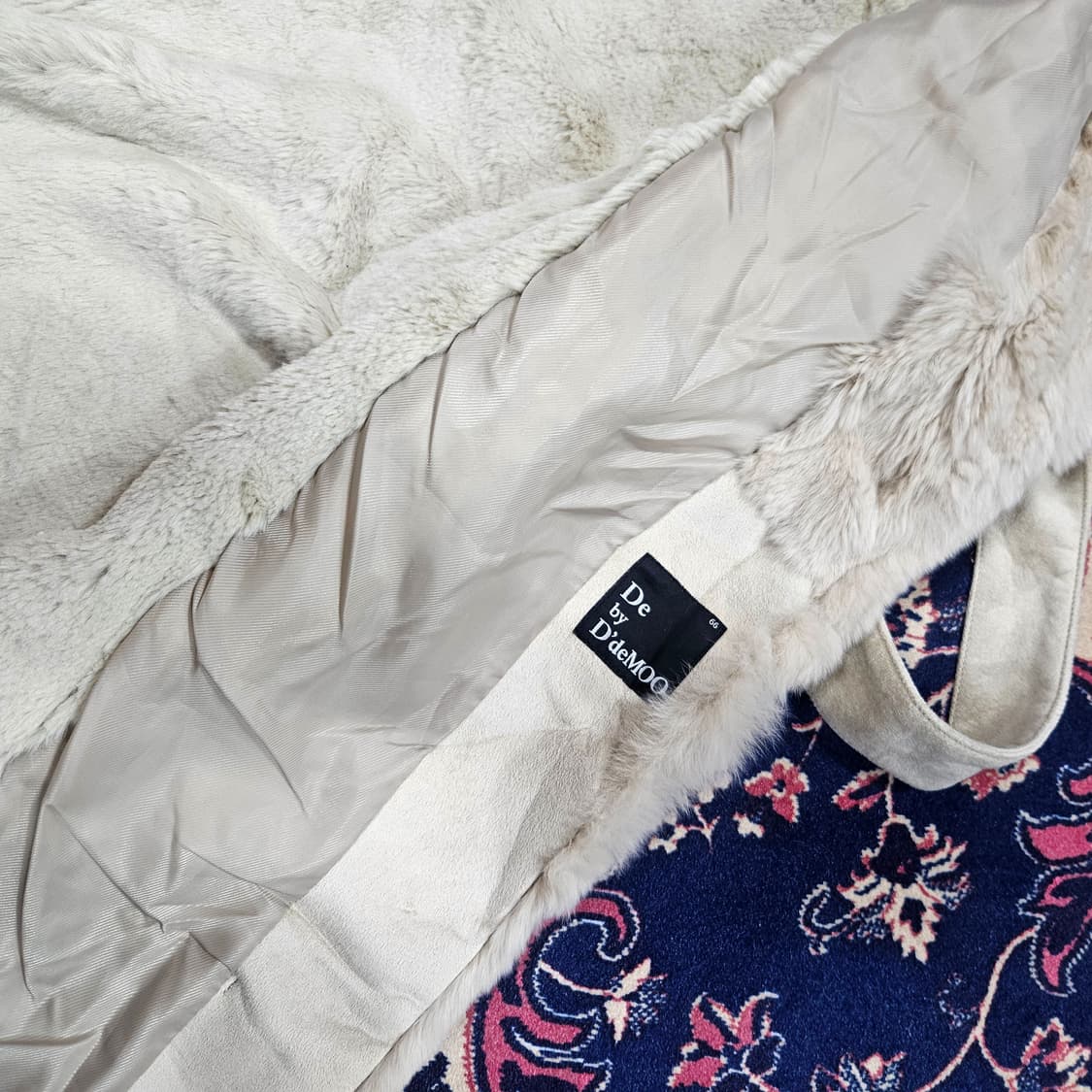 (새상품)De by D'demoo 토끼퍼 벨티드 베스트 자켓 66 상품이미지5