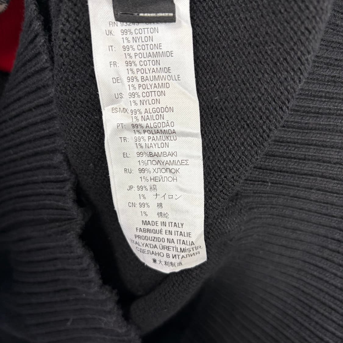 디젤 로고 니트 티셔츠 상품이미지7