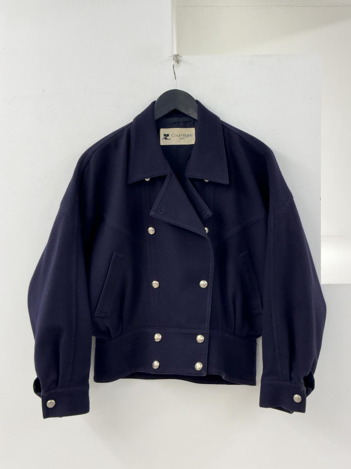 꾸레쥬 네이비 자켓 상품이미지2