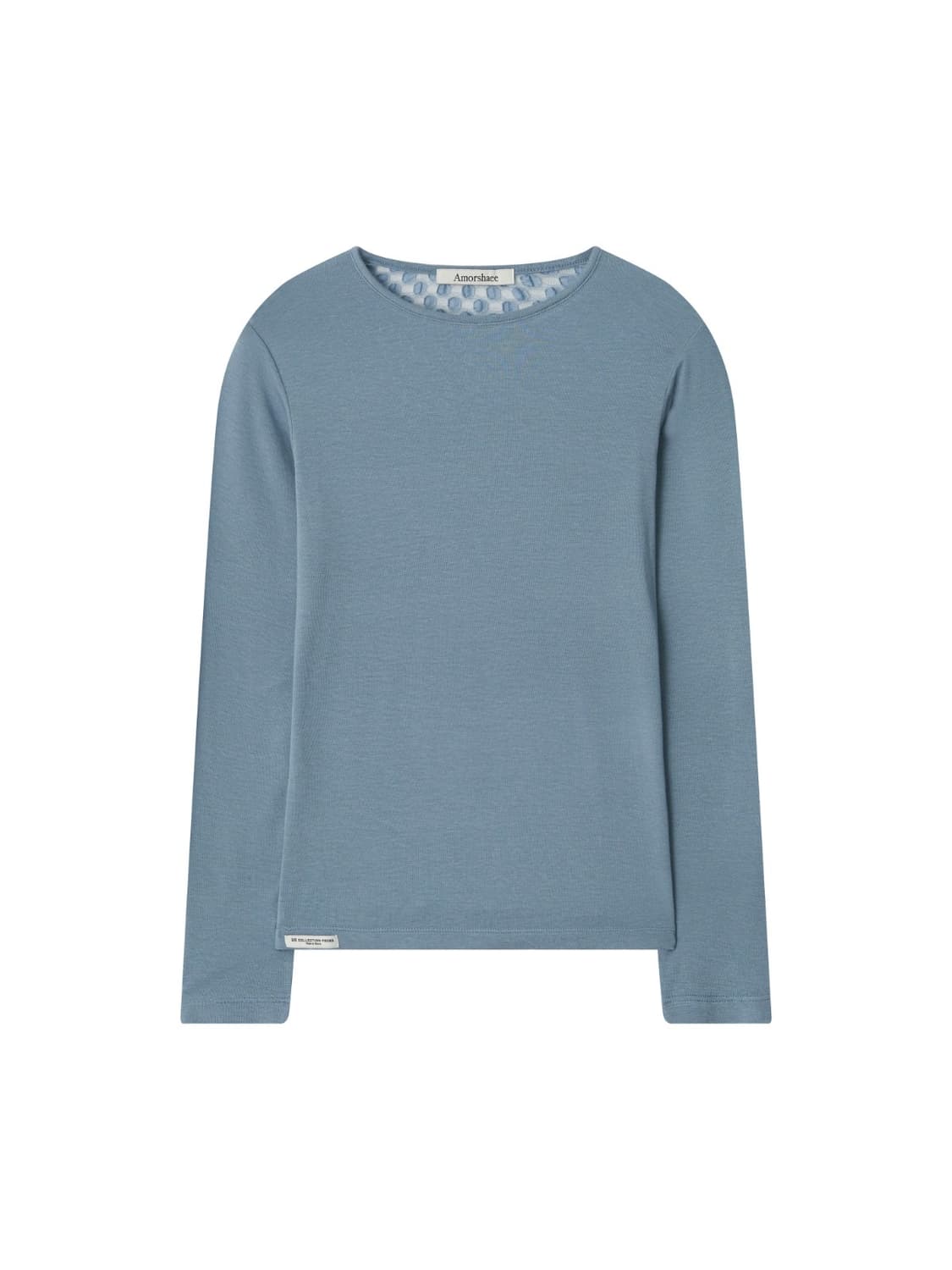 아모르샤이 BACK DOT LONG SLEEVE - BLUE 상품이미지4