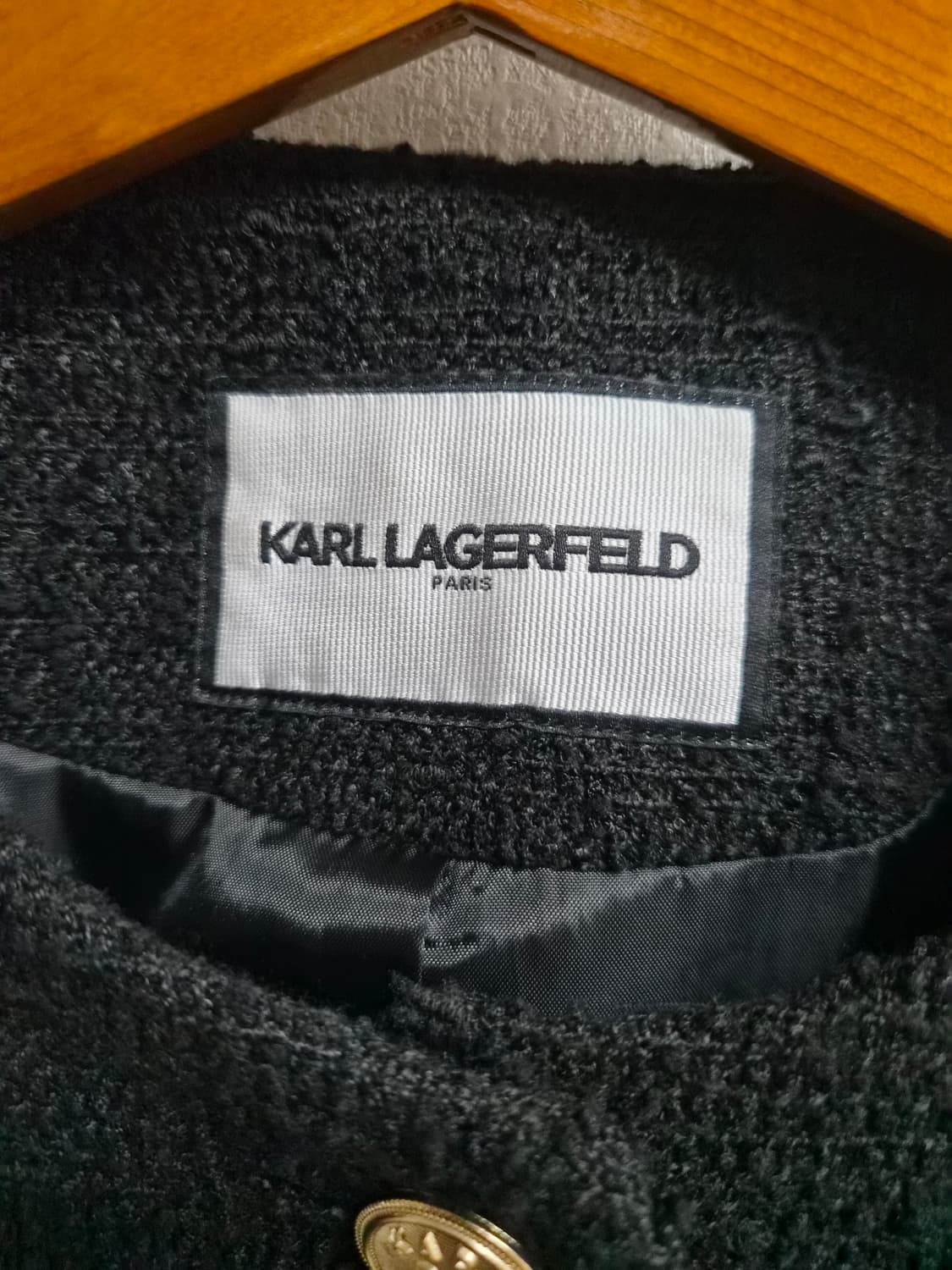 77) 칼 라거펠트 트위드 자켓 팝니다 상품이미지3