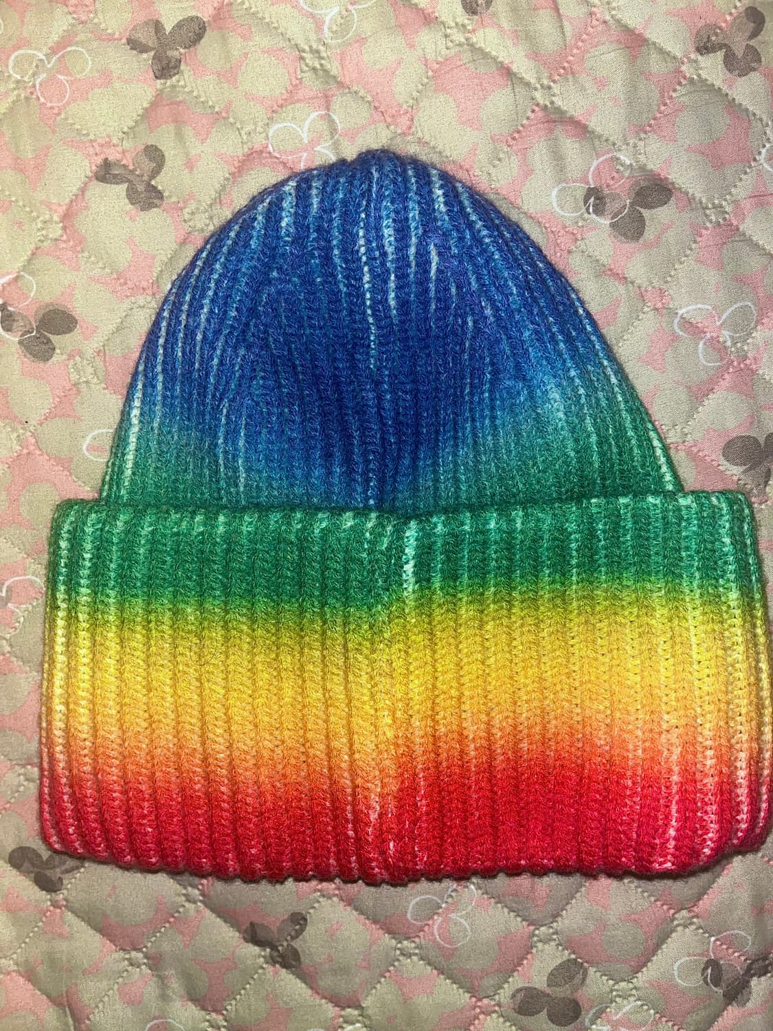 [남녀공용]아크네스튜디오 무지개 울 비니 상품이미지2