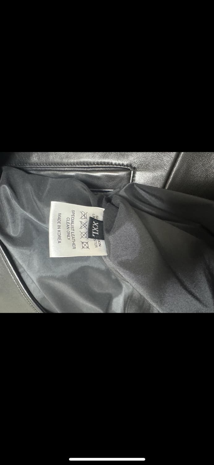 딤스킨 램스킨 레더 자켓 105사이즈 상품이미지3