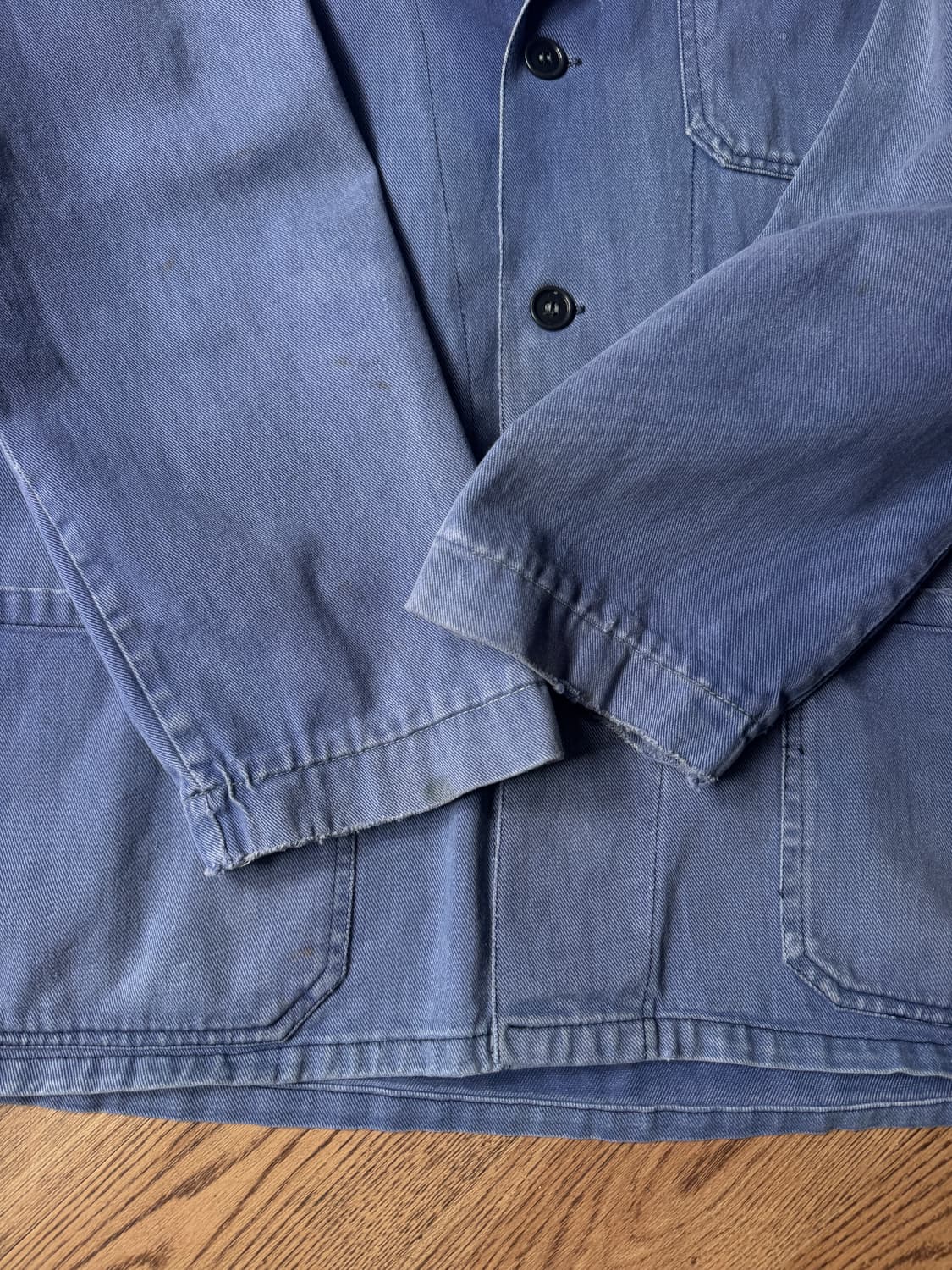 [L]90's 빈티지 썬페이딩 베드포드 타입 프렌치 워크자켓 상품이미지6