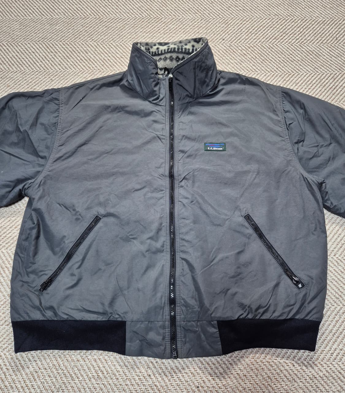 90s 미제 엘엘빈 웜업자켓 상품이미지3