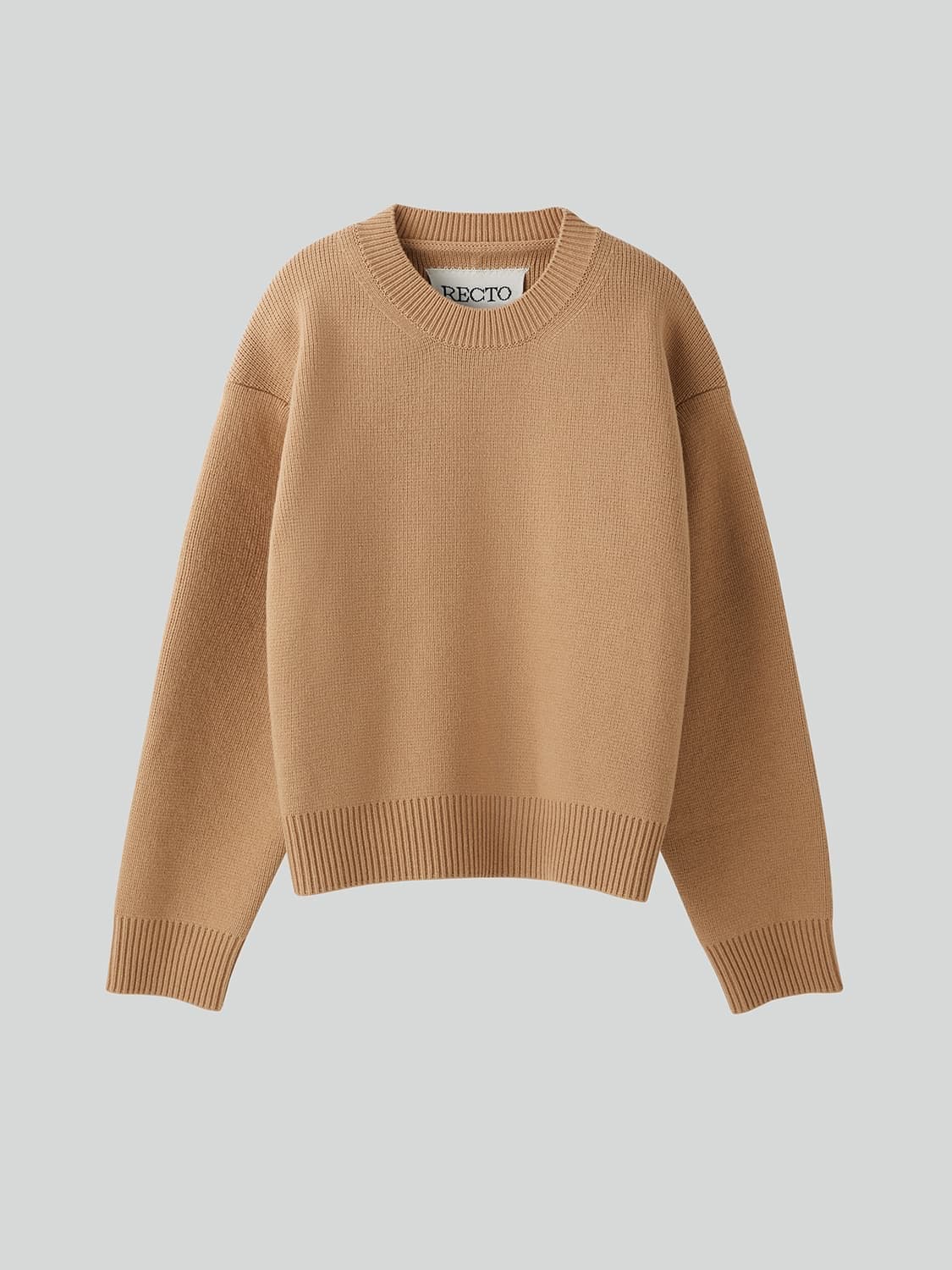 [할인] 렉토 24F/W 컴팩트 라운드 넥 스웨터 니트 카메라 상품이미지1