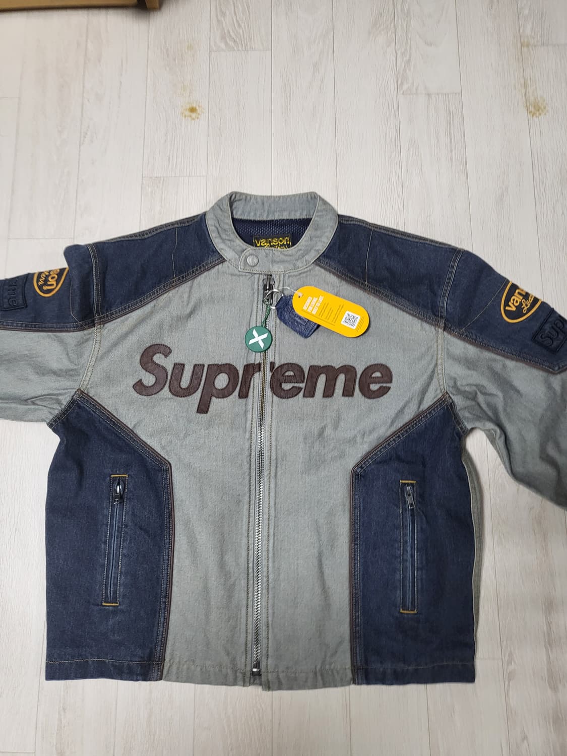 [M]슈프림 벤슨 코듀라자켓 데님 상품이미지2