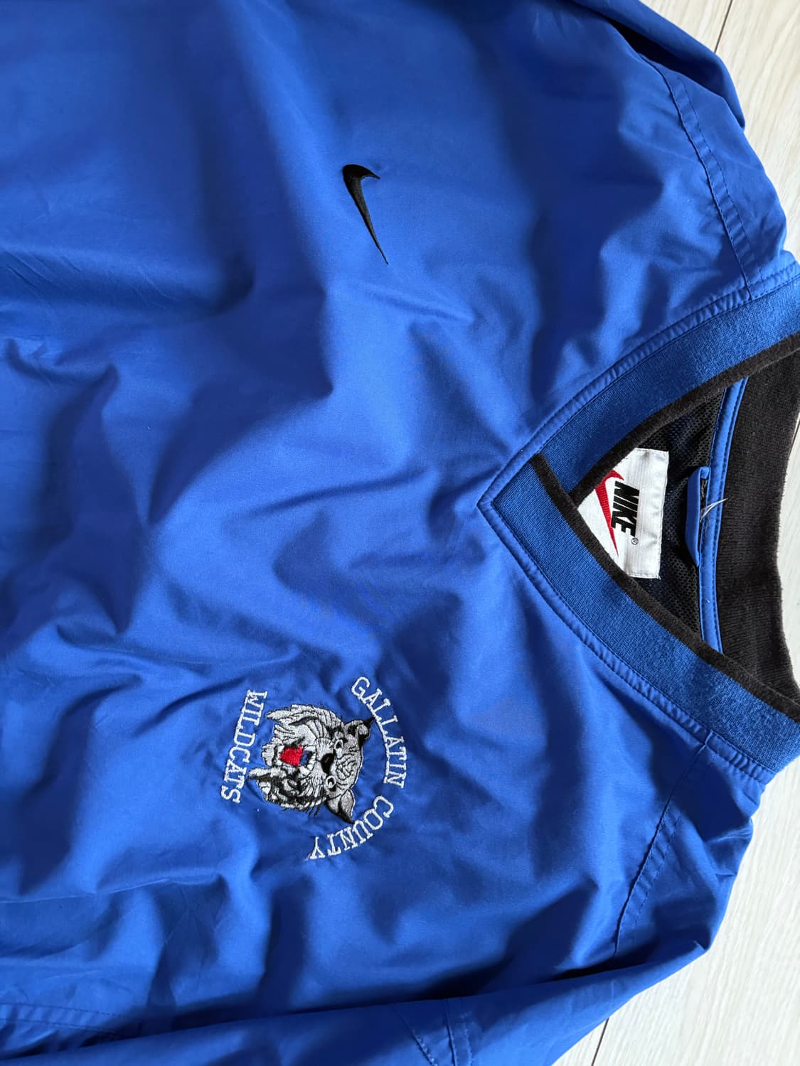 나이키 브이넥 바람막이 블루 XL 상품이미지2