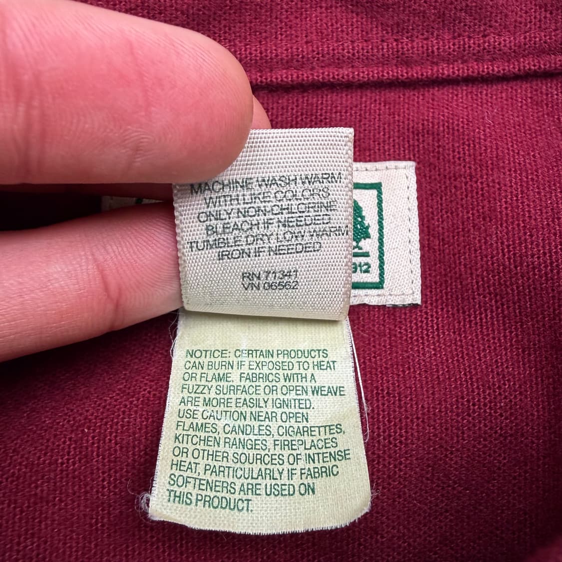 LL Bean 엘엘빈 레드 몰스킨 셔츠 2XL 상품이미지8