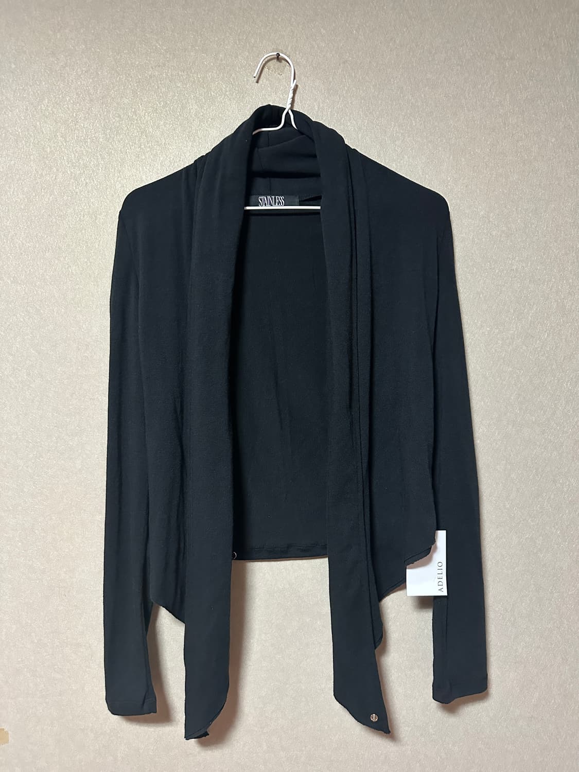 아델리오 스냅랩 가디건티셔츠 상품이미지3