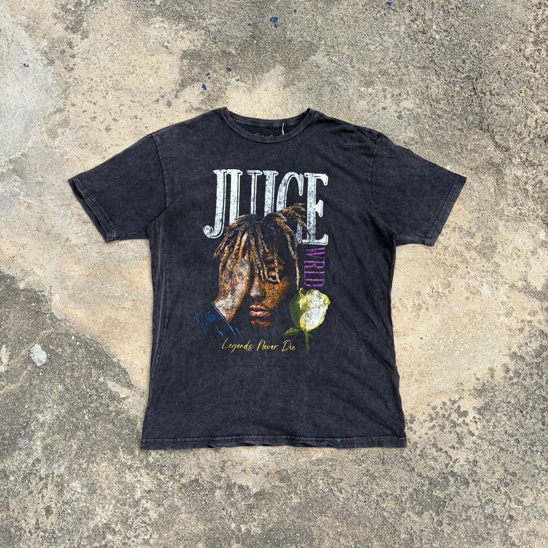 주스월드 Legends Never Die 빈티지 오피셜 반팔티 L 상품이미지1