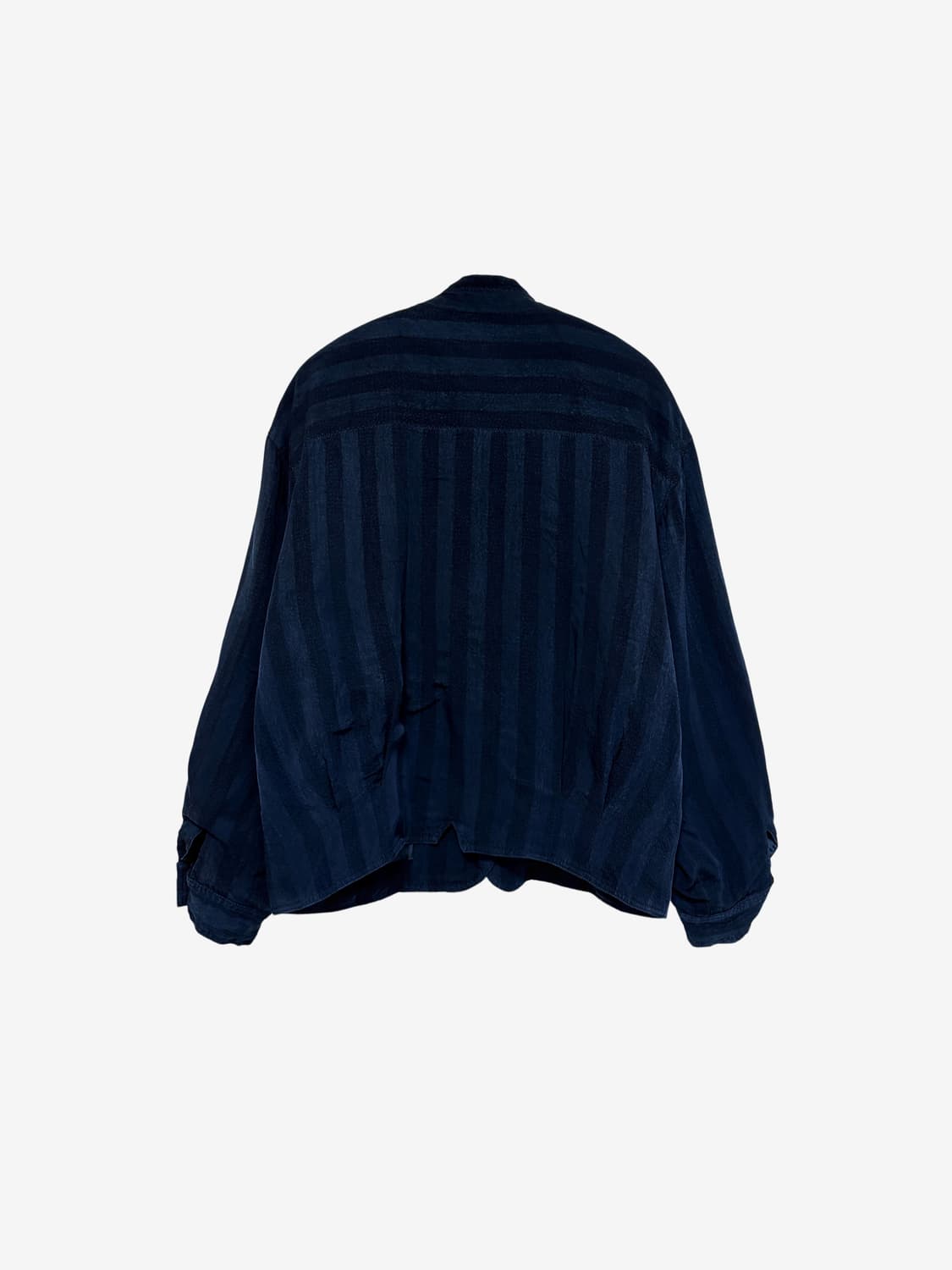 Stripe Relaxed Blouson - Dark Navy 상품이미지6