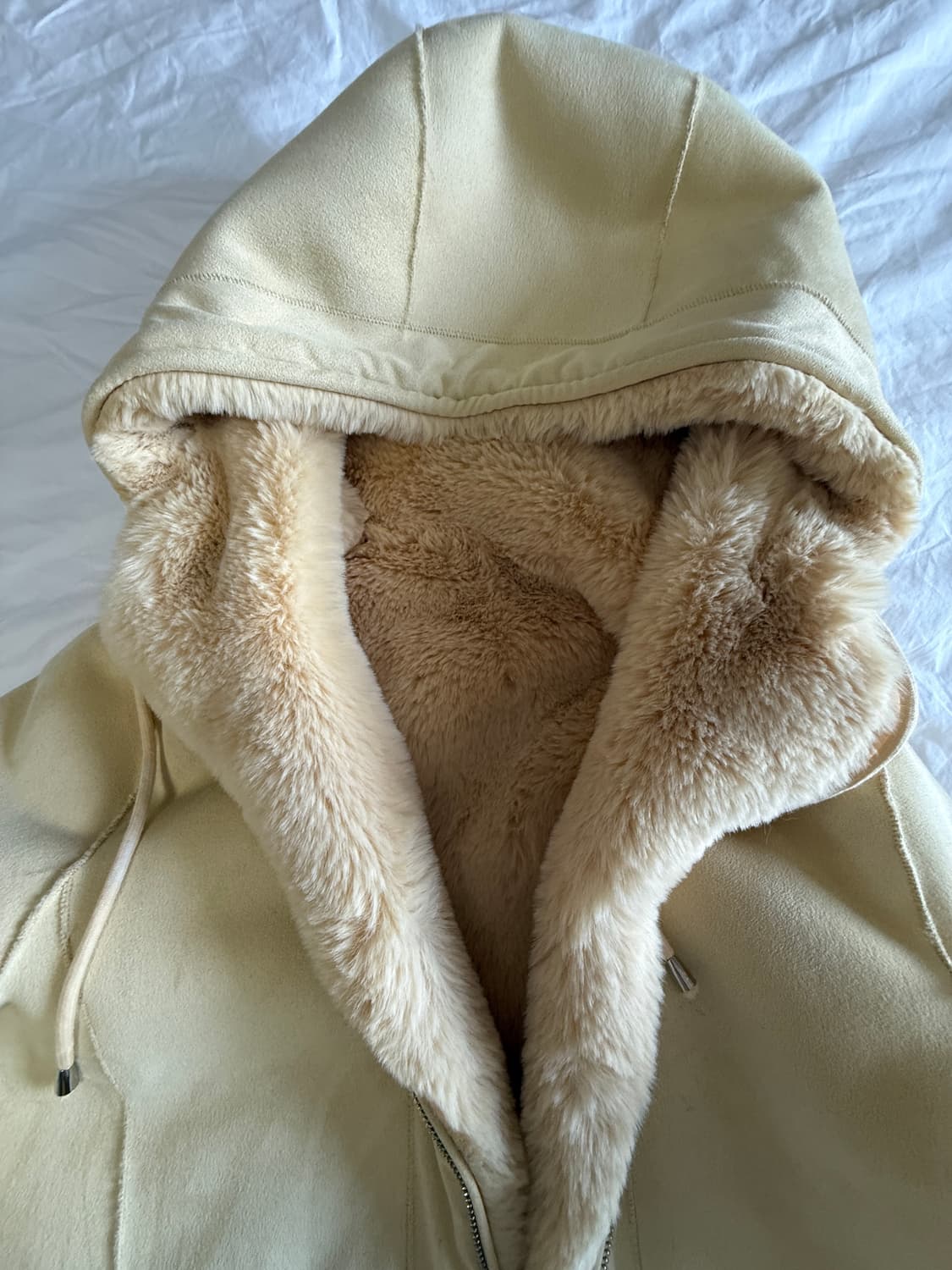 산드로 리버서블 퍼 후드 점퍼  상품이미지5