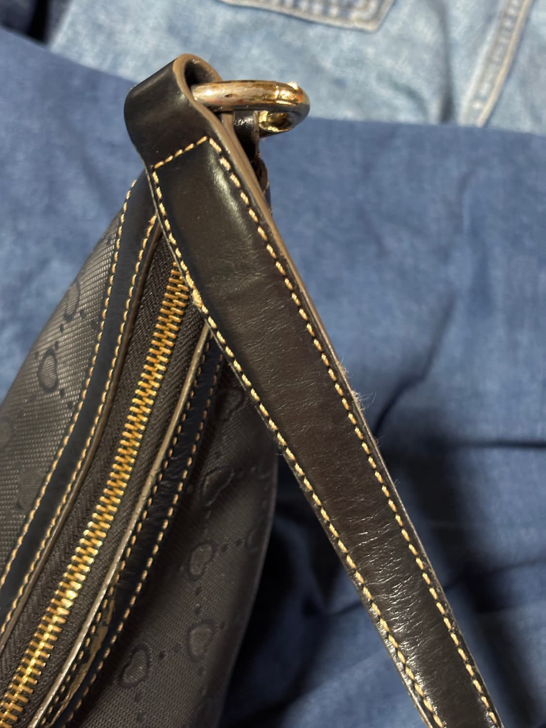 vintage love cat metalleather string bag 상품이미지10