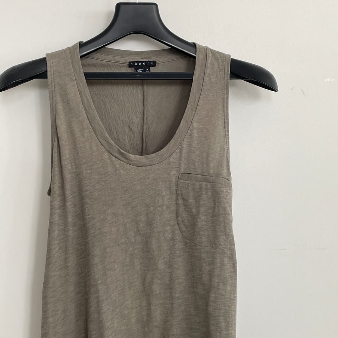 릭맛 띠어리 P,44-55 드레이프 디테일 롱 슬리브리스 y2k 나시 상품이미지2