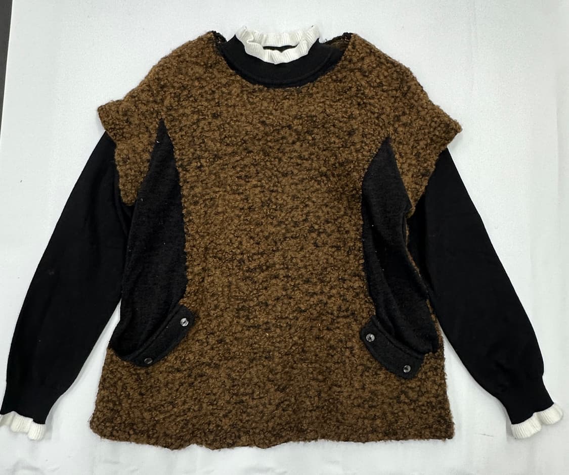 🤎하구미의 겨울 블랙 브라운 코디세트🤎 그런지 러블리 에스닉 히피  상품이미지3