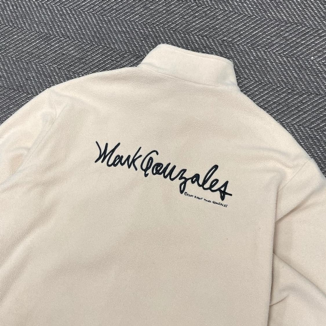 마크곤잘레스 자수 로고 플리스 집업 v0213 상품이미지5