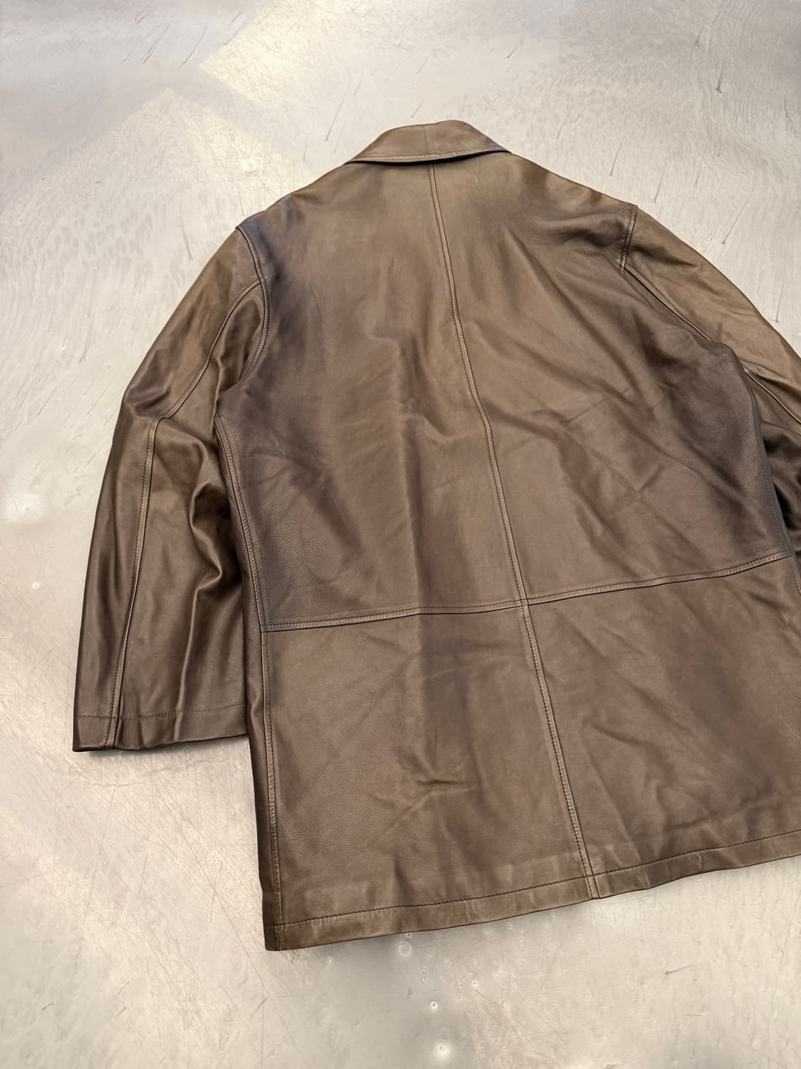 ERMENEGILDO ZEGNA LEATHER 에르메네질도제냐 가죽자켓 상품이미지7