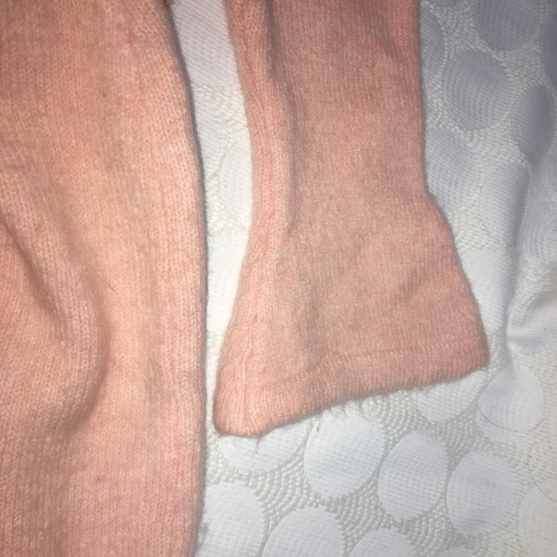 vintage 핑크 니트 머플러 원피스 상품이미지9