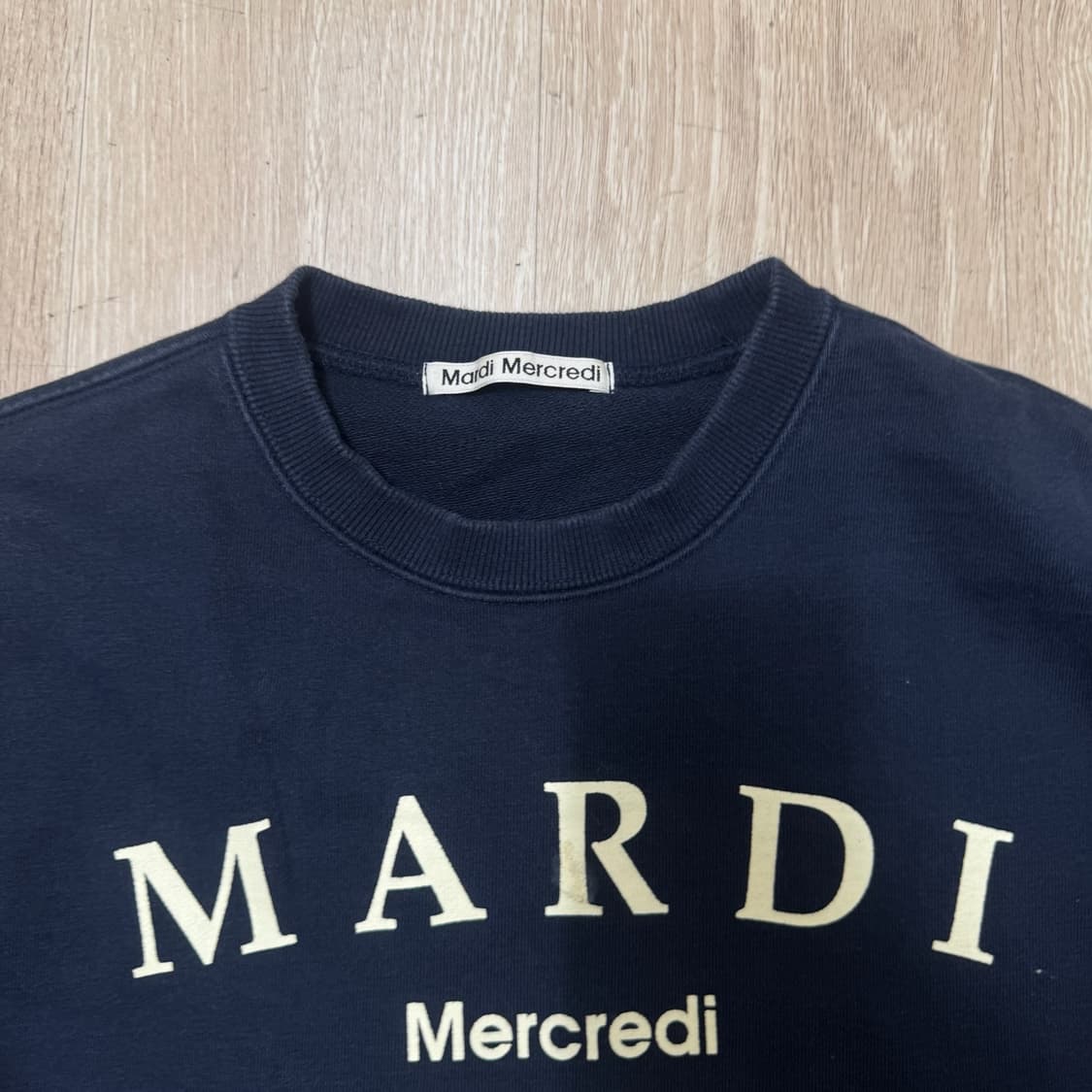 마르디메크르디 빅로고 맨투맨 FREE  상품이미지2