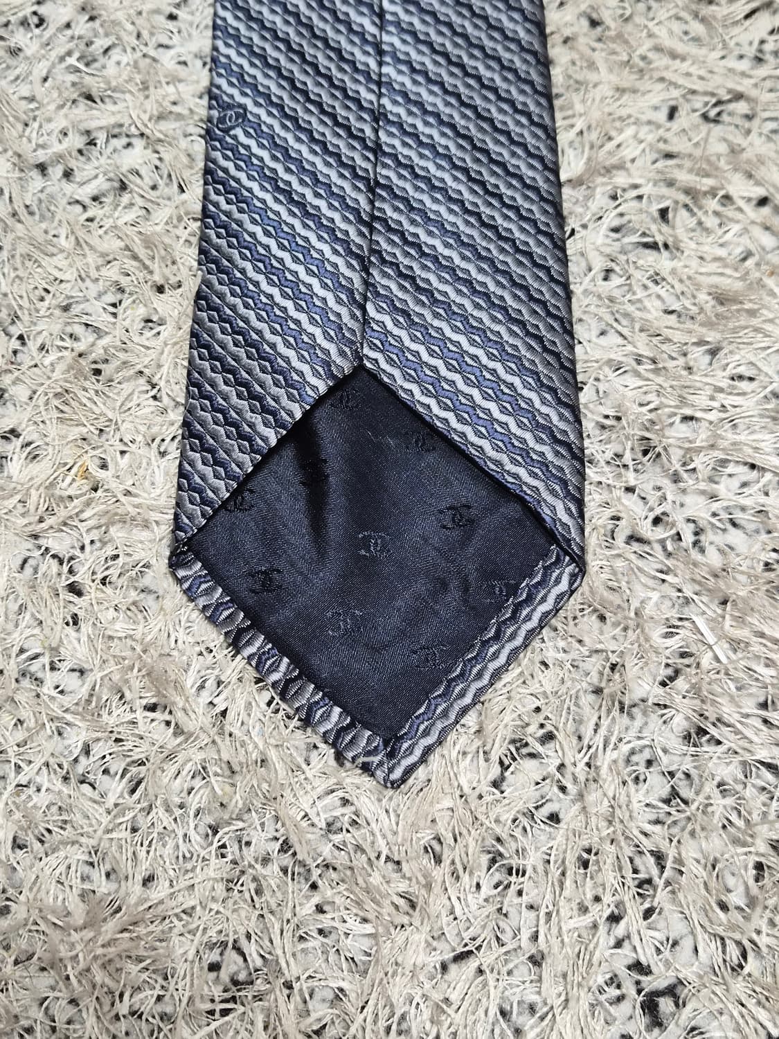 Chanel 사선 패턴 넥타이 Free - N61 상품이미지4