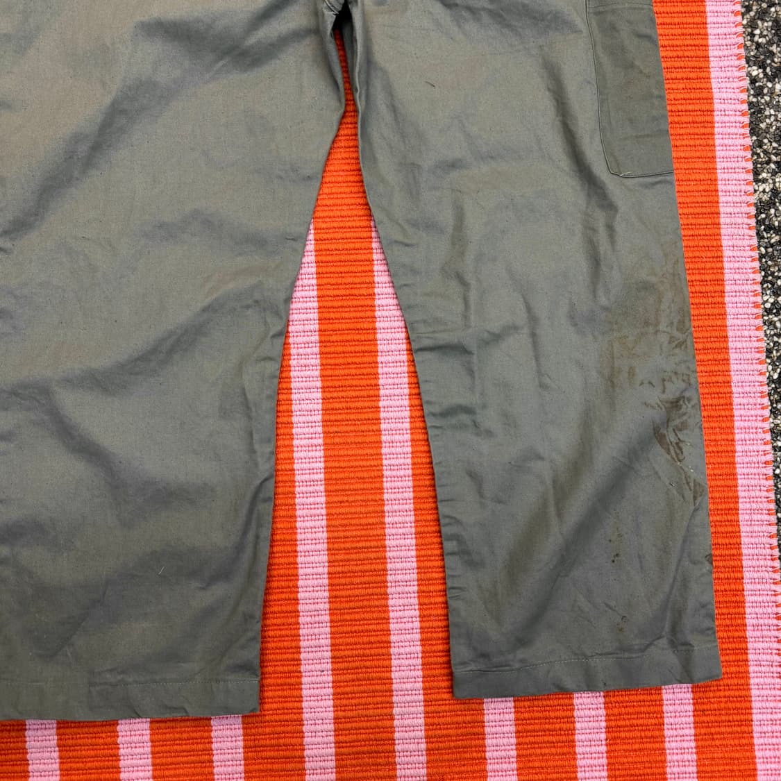 80s 빈티지 SCHÜMER SECAN 방염 워크 팬츠 (2XL)  상품이미지6