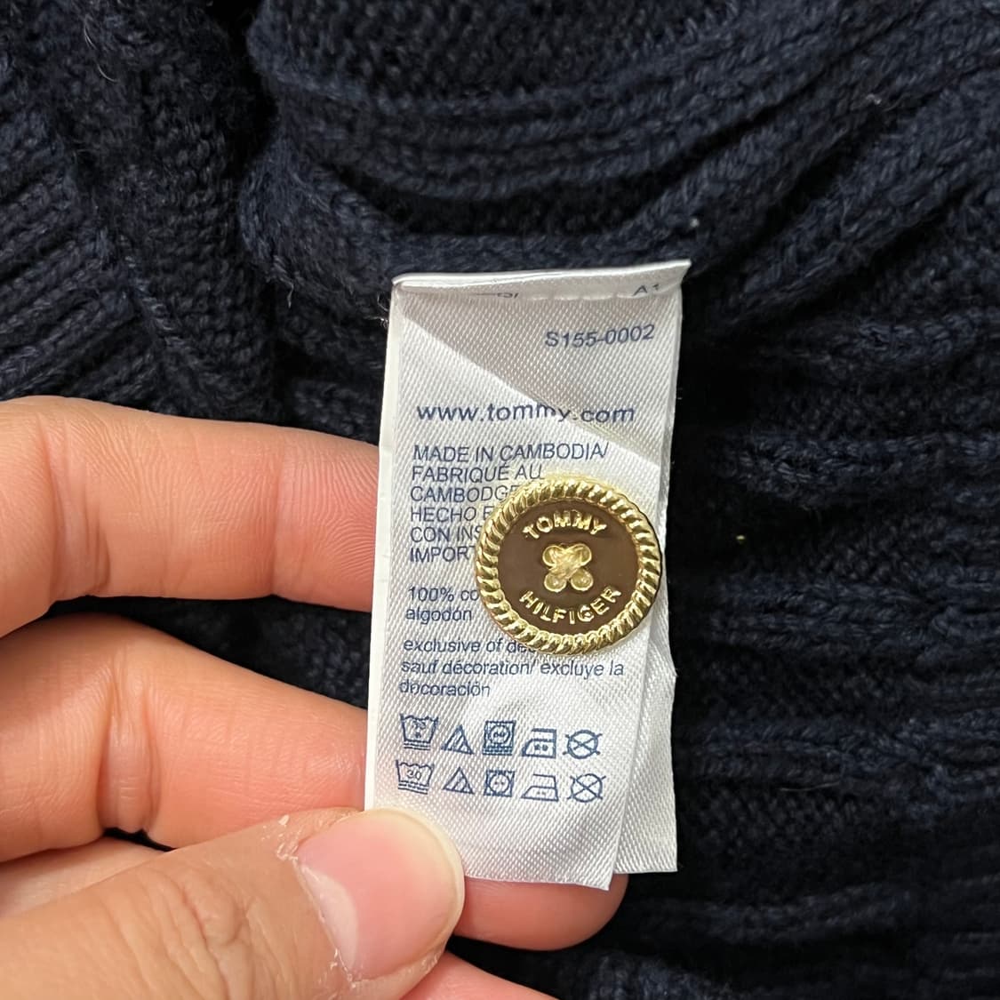 [우먼100-105] 타미힐피거 가디건 상품이미지4