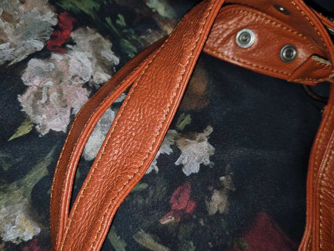 Vintage 06 Metal piercing Ring leather 상품이미지3