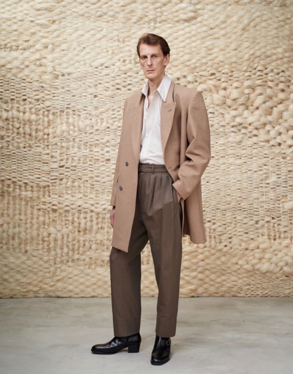 르메르 더블 브레스티드 코트 48 카멜 상품이미지3