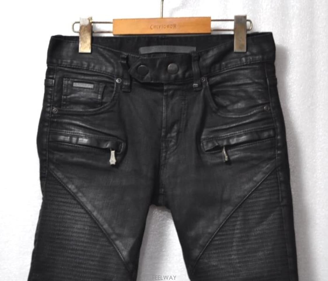 버커루/여성바이커코팅슬림스키니진(허리27) 상품이미지3