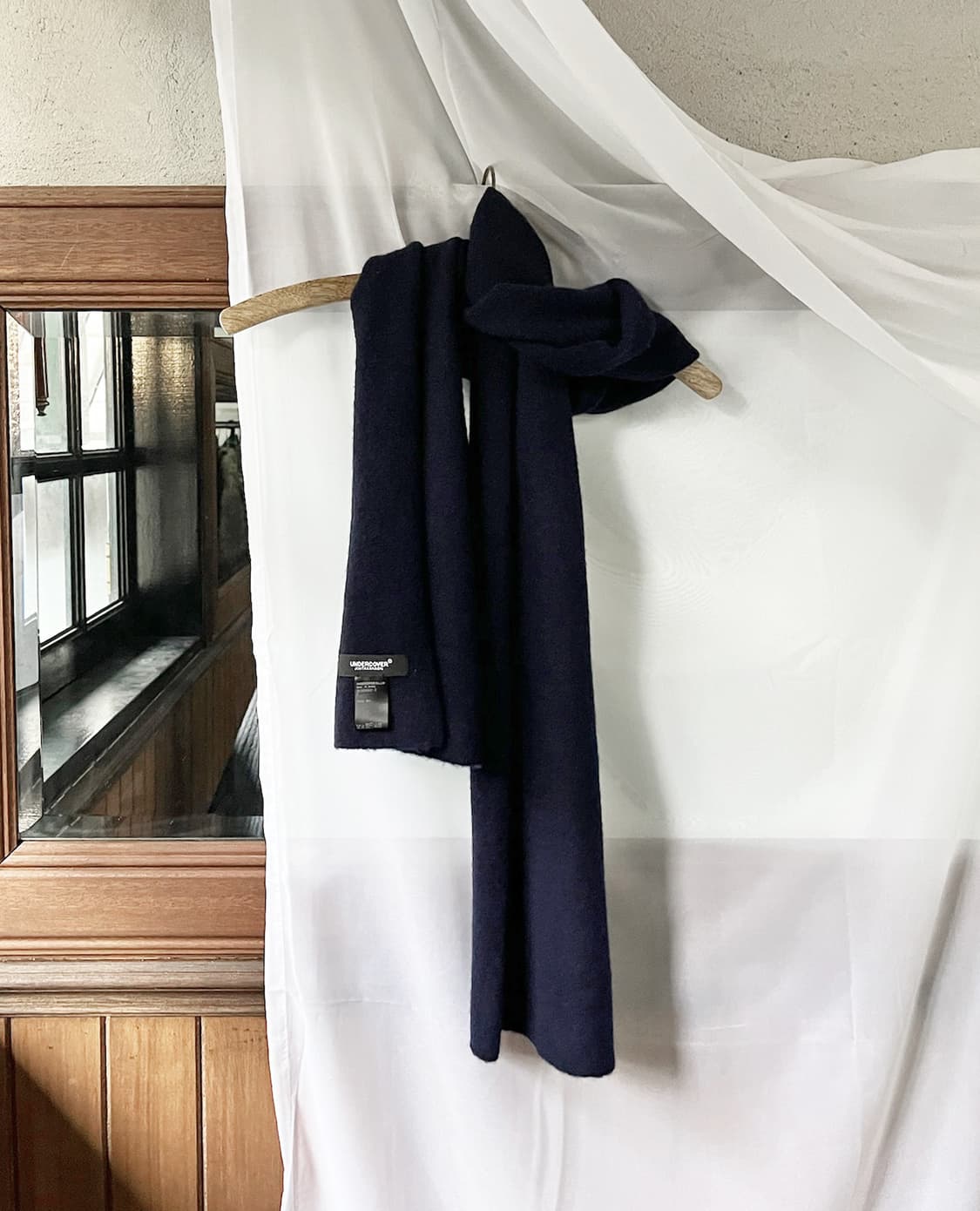 UNDERCOVER navy wool muffler 상품이미지1