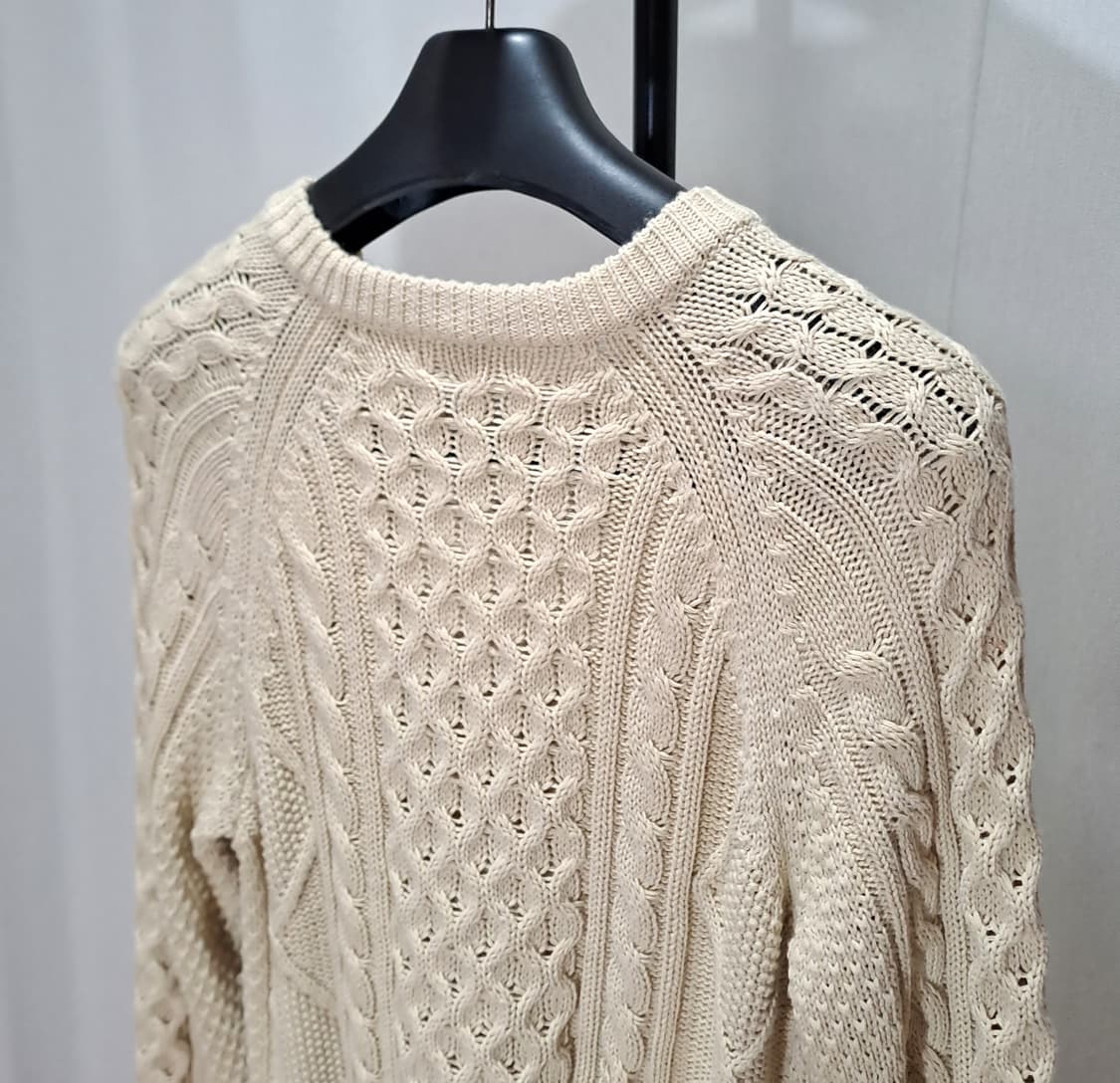 (택포) 나이키 케이블 니트 롱슬리브 스웨터 라탄 L B281 상품이미지5