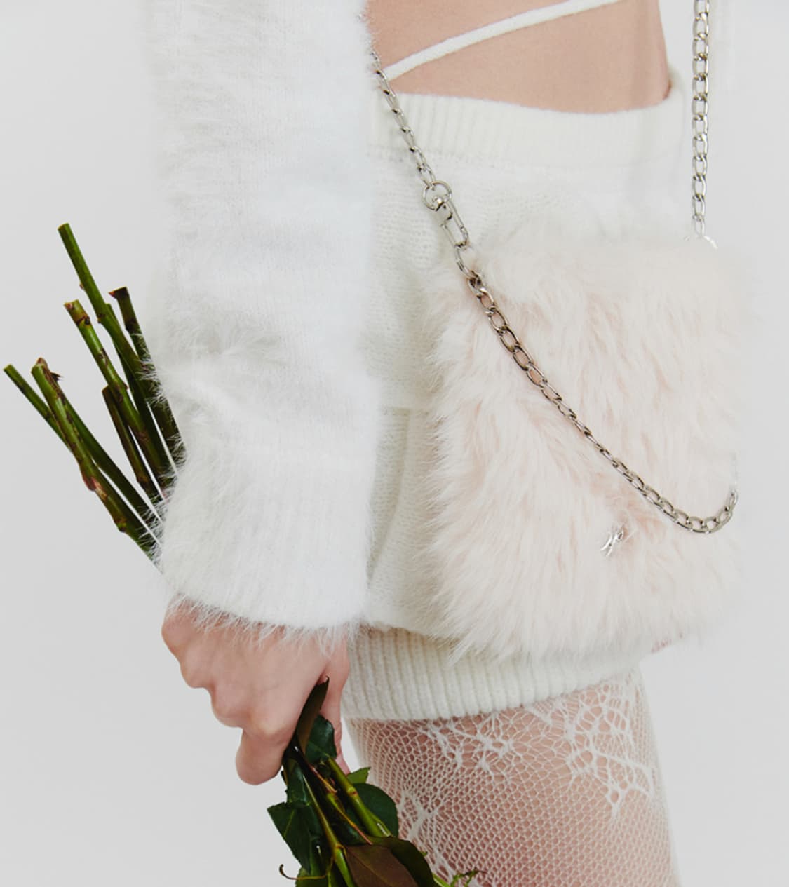 페인오어플레져 소피아 퍼 미니백 딸기우유 핑크 숄더백 크로스백 히메갸루 상품이미지2