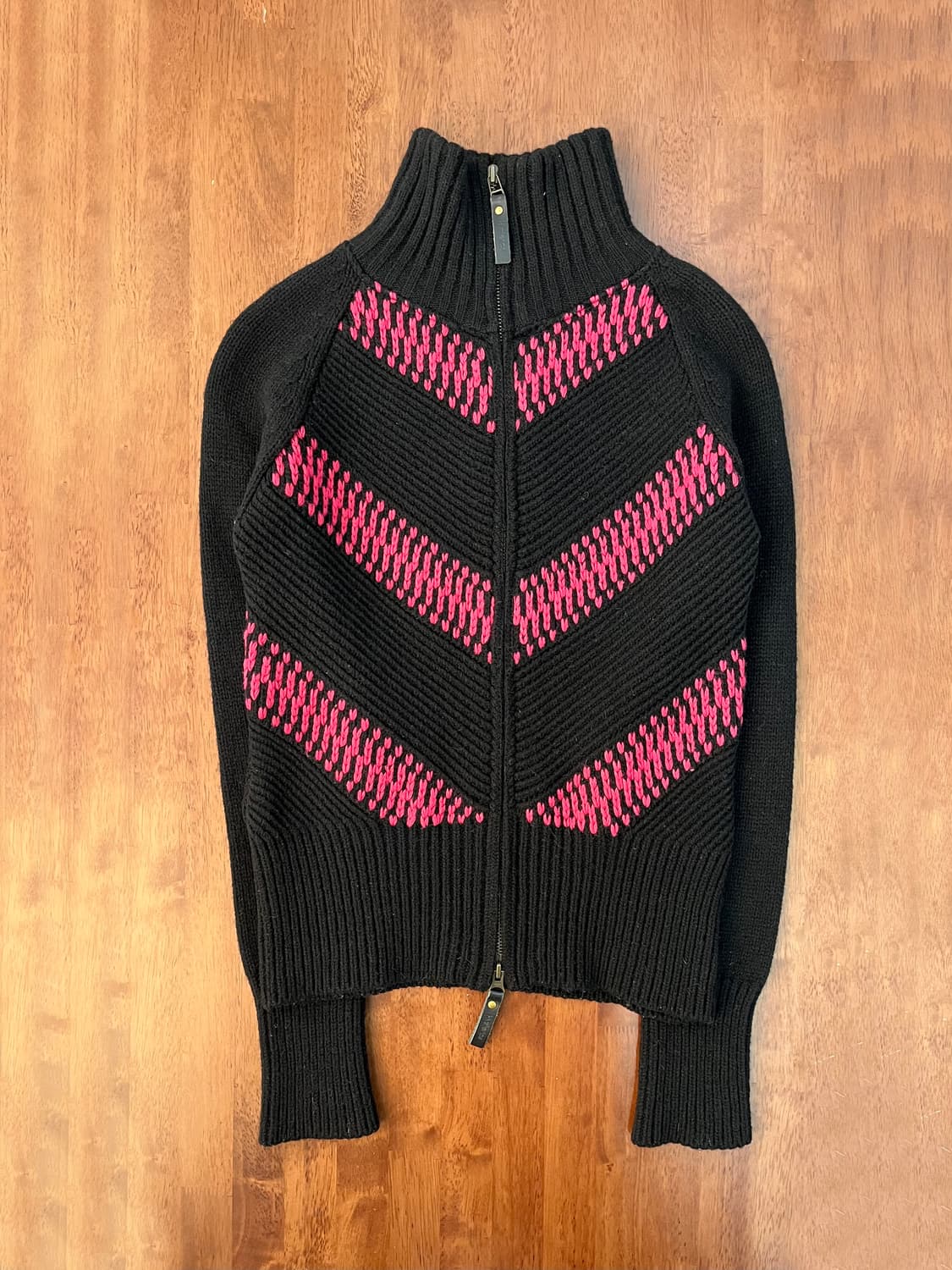 히스테릭 글래머 00s 니트 집업 재킷 상품이미지1