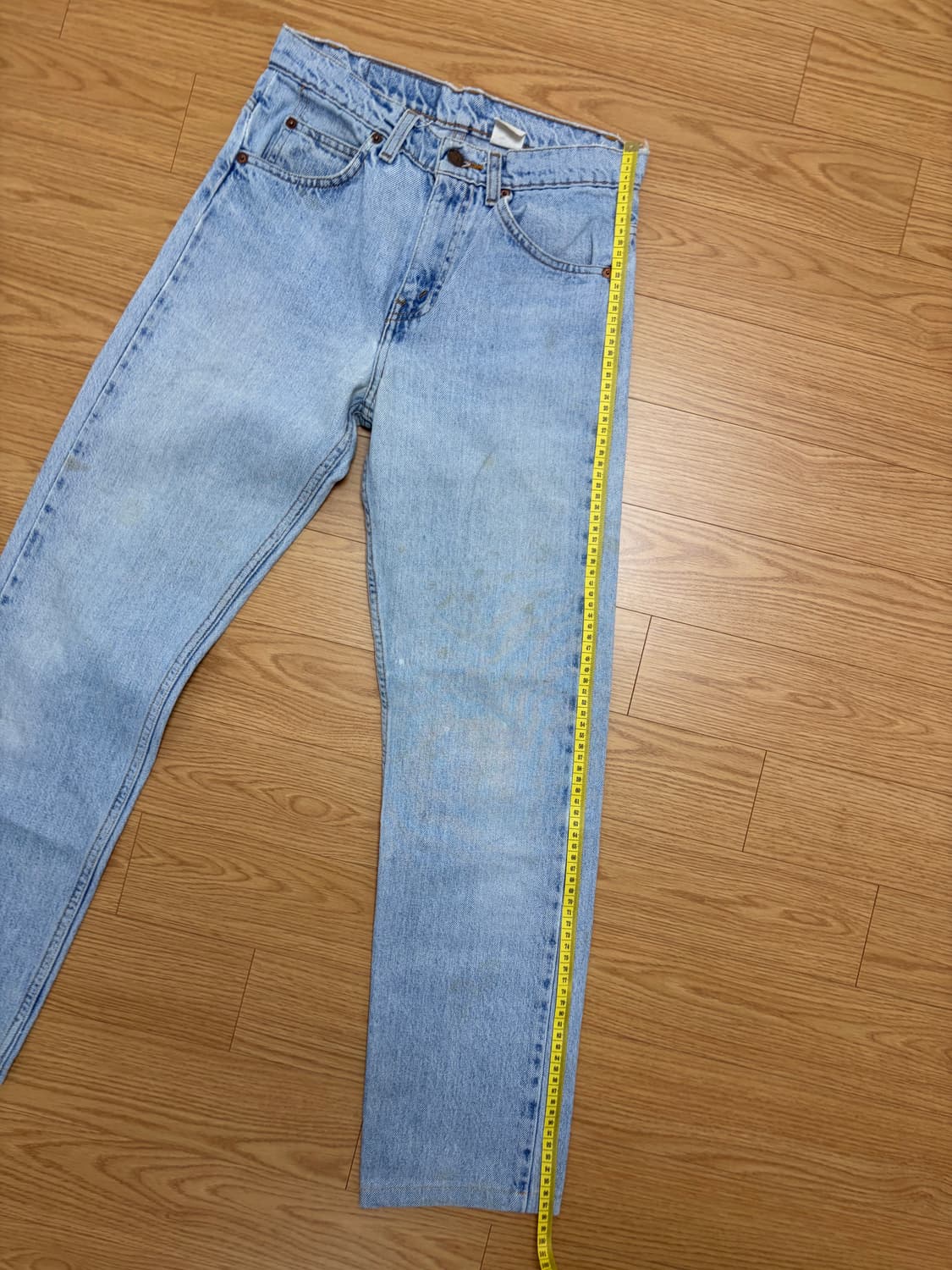 리바이스 505 데님 팬츠 오렌지탭 상품이미지9