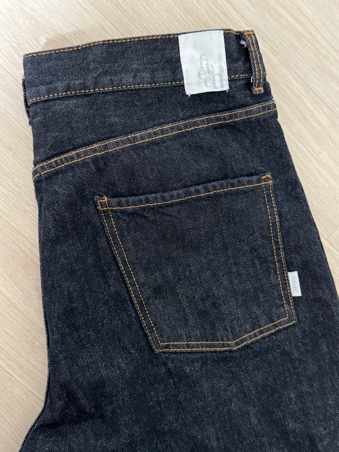 페치 스트레이트 데님 팬츠 인디고 상품이미지6