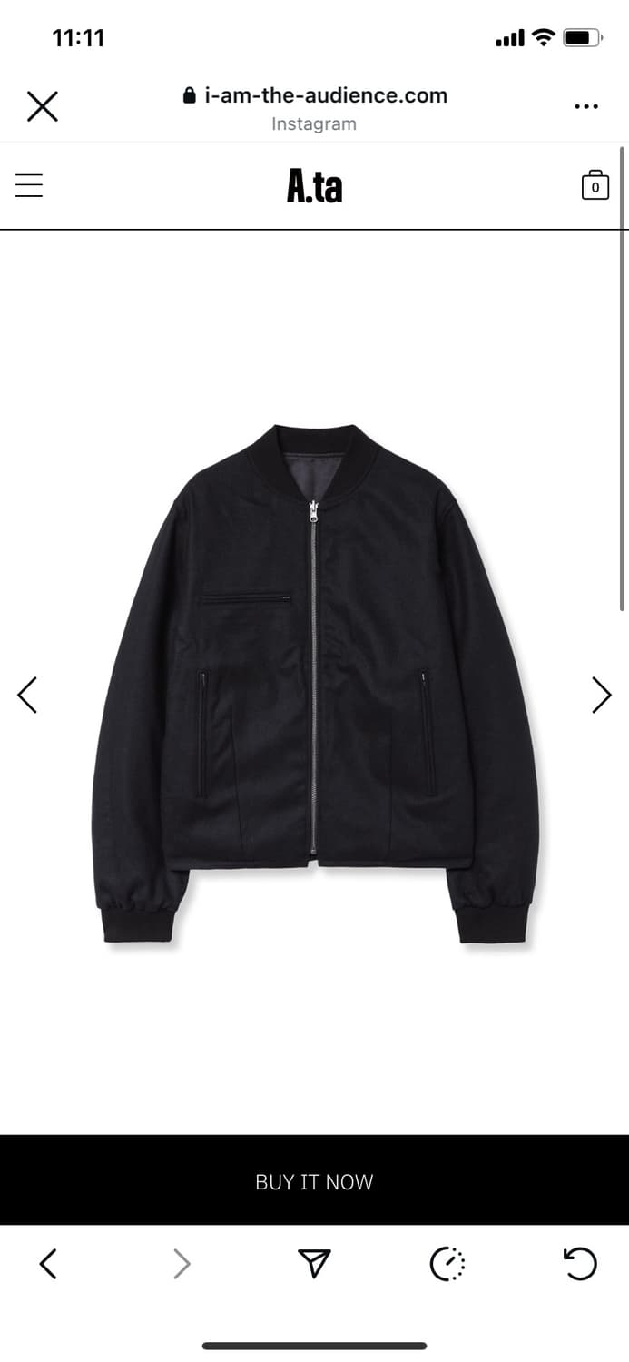 A.ta reversible MA-1  M size 새상품 상품이미지1