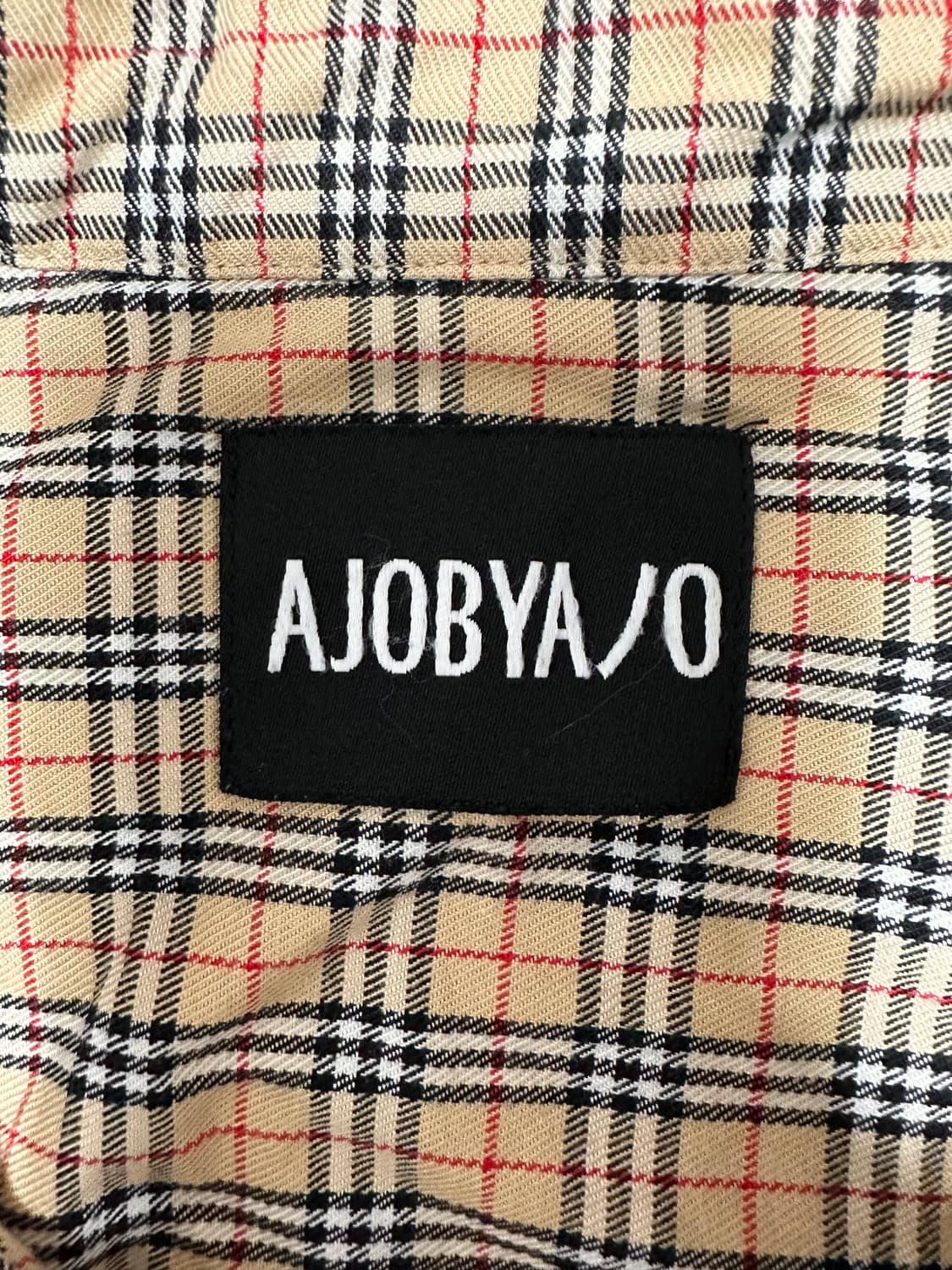 아조바이아조 오버핏 체크 셔츠 상품이미지5