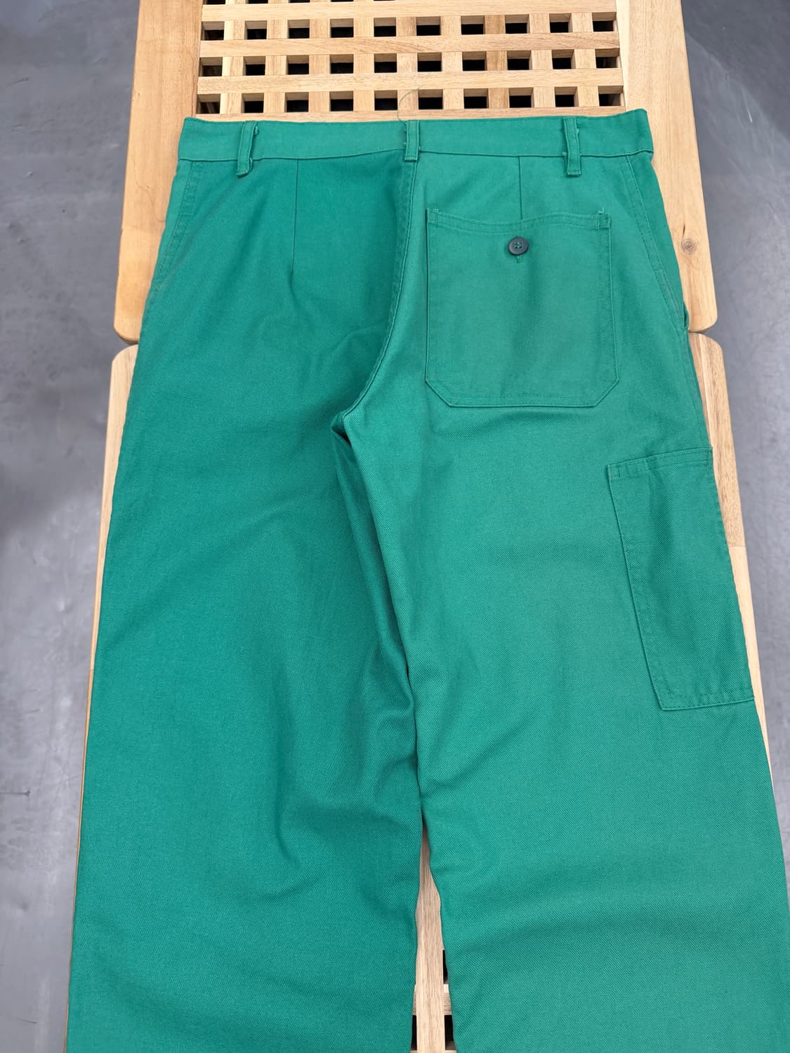 2000s DMD WORKWEAR GREEN FRENCH 프렌치워크팬츠 상품이미지9