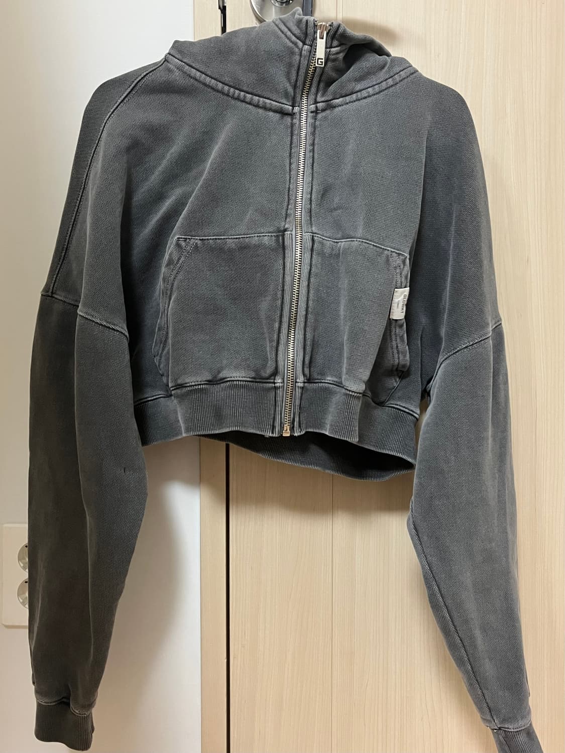 글로니 G CLASSIC WASHED CROP ZIP UP 상품이미지3