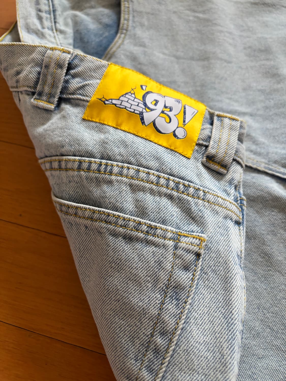 폴라스케이트93데님  23/ss 연청  상품이미지3