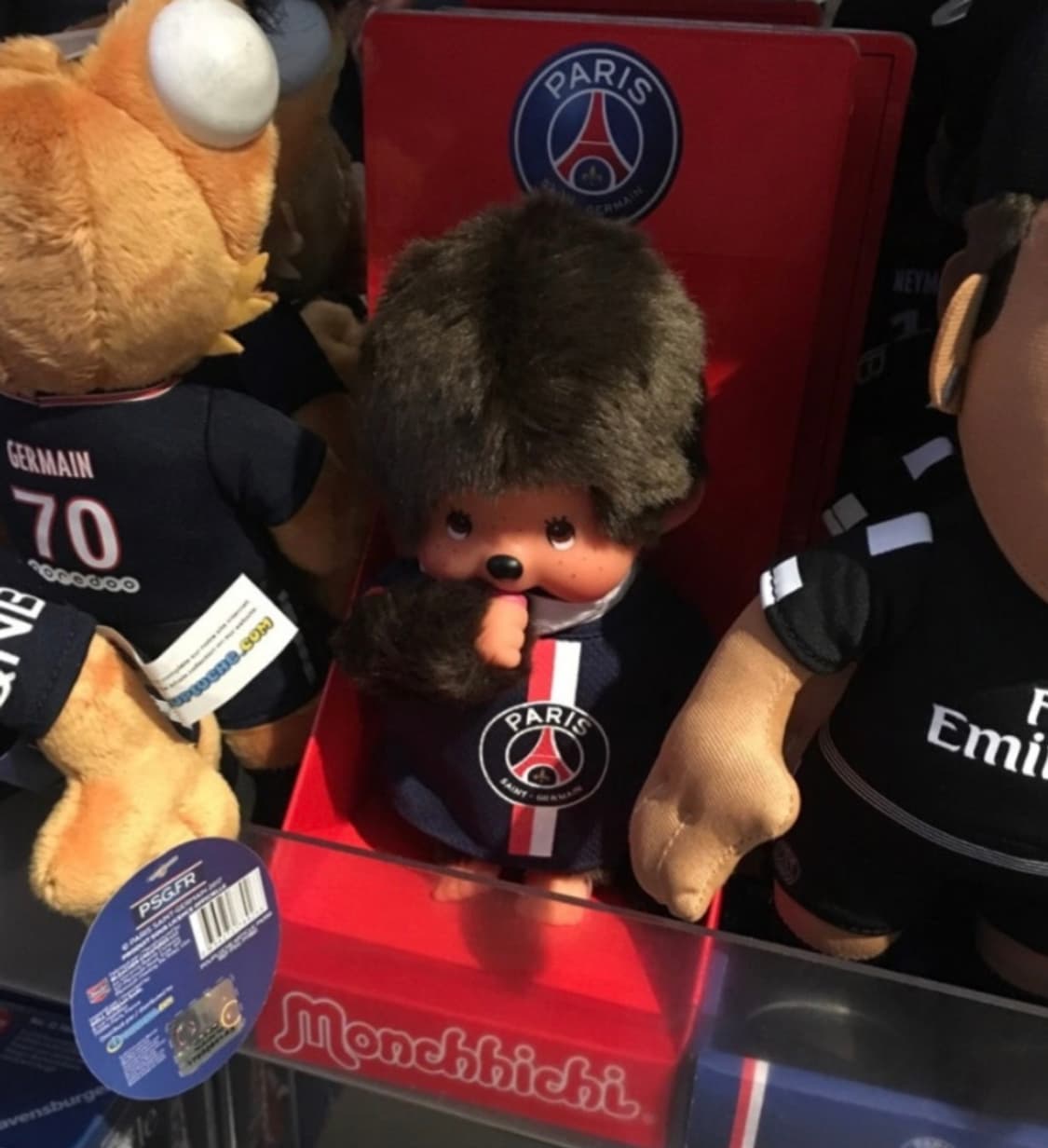 고전 레어 몬치치/프랑스 파리 생제르망 콜라보/희귀 빈티지 상품이미지2