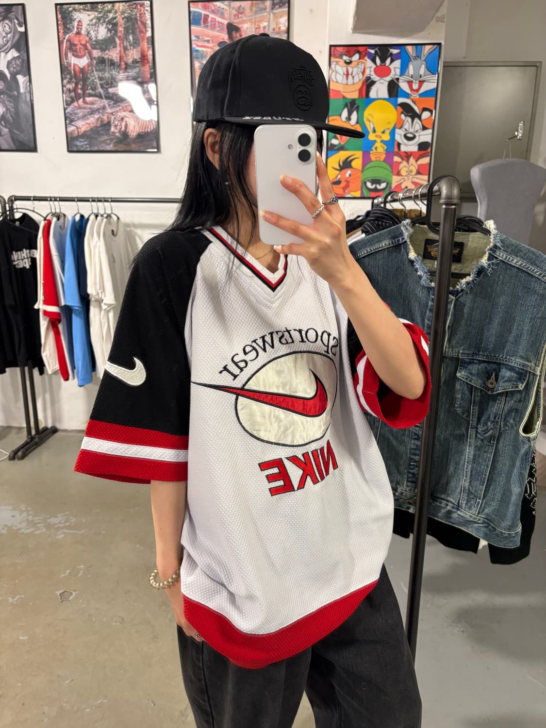 나이키 90‘s 스포티웨어 매쉬져지 상품이미지2