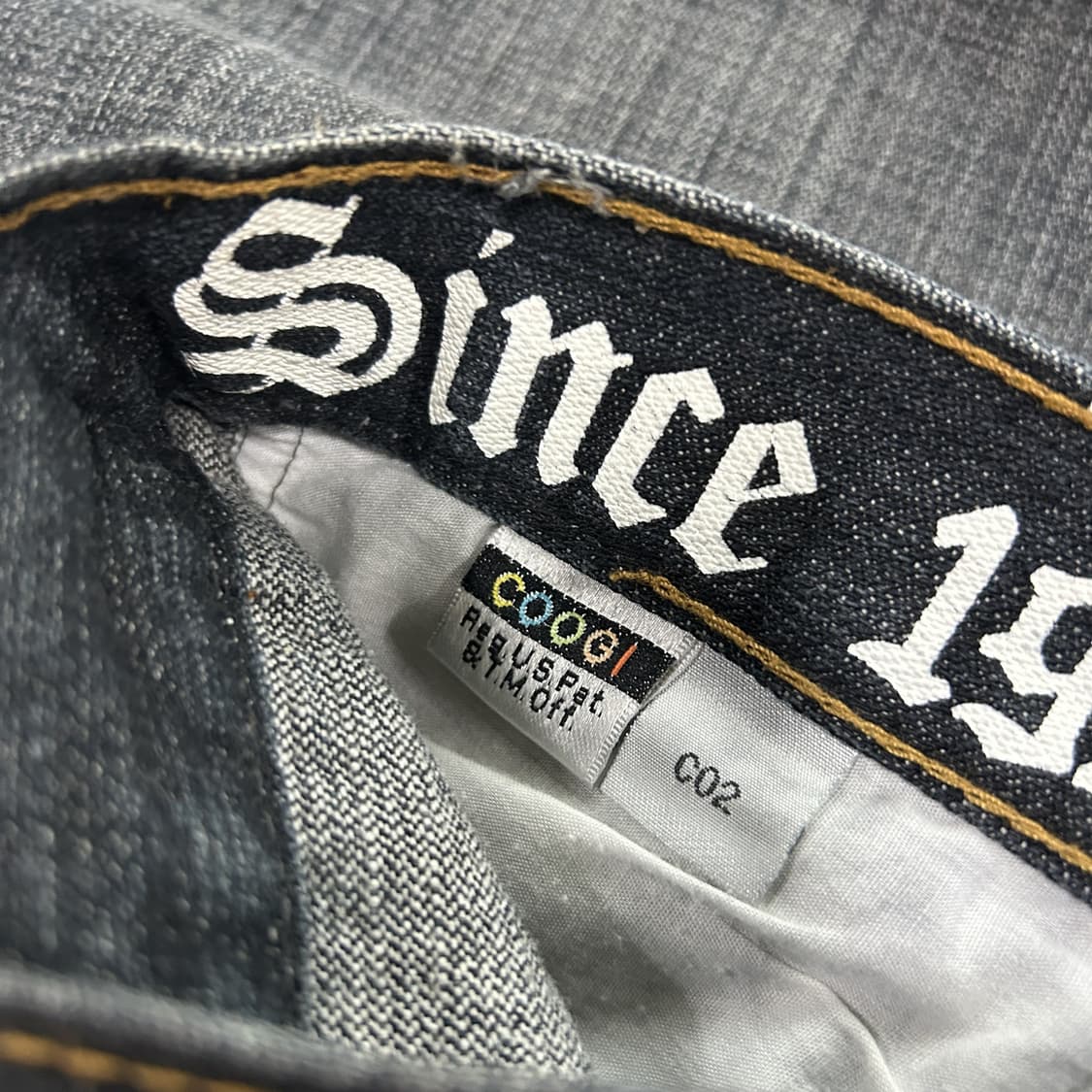 쿠 헤리티지 데님 블랙 스티치 진 32 상품이미지5