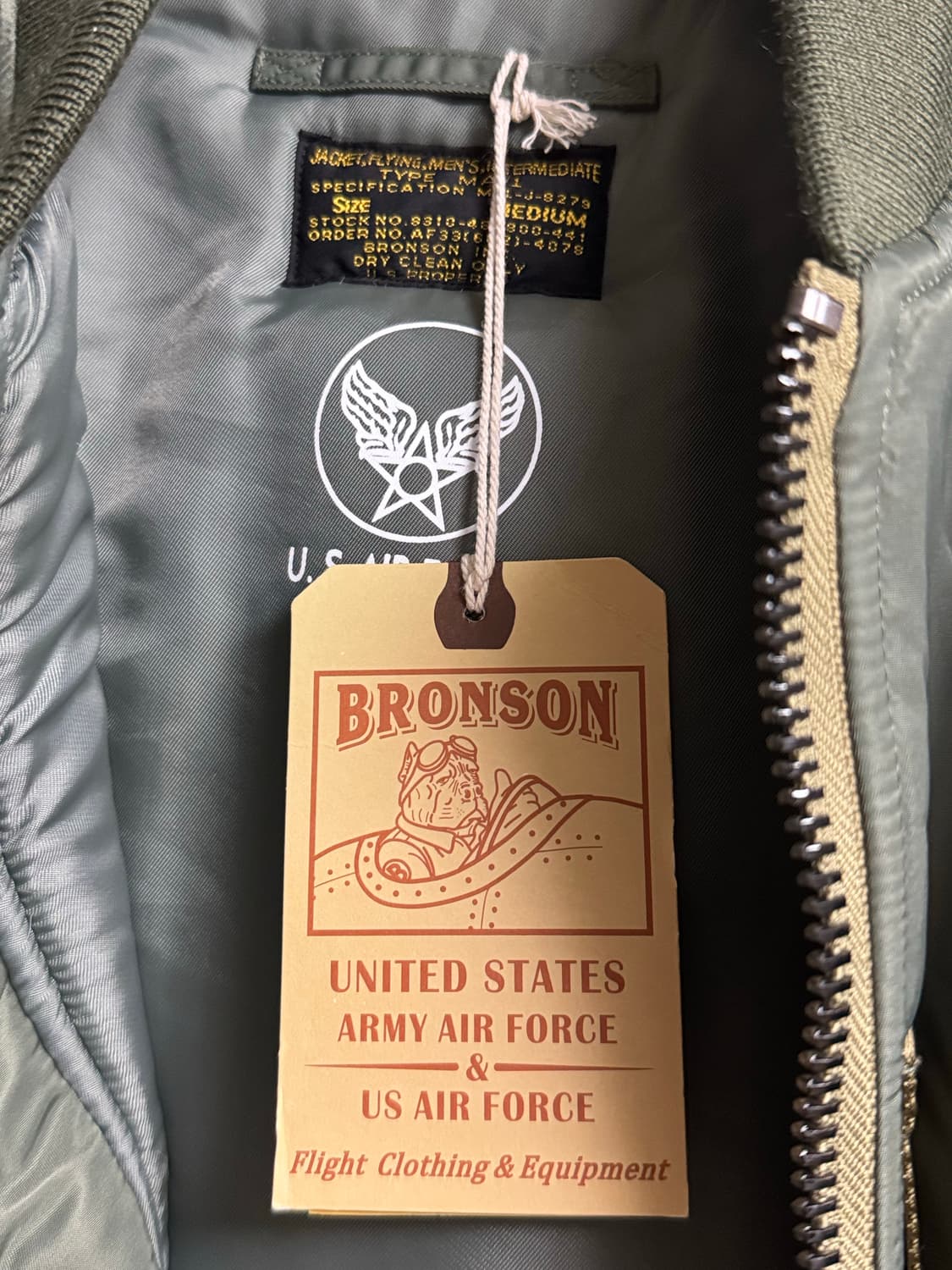 브론슨 MA-1 kr버전 m사이즈 상품이미지4