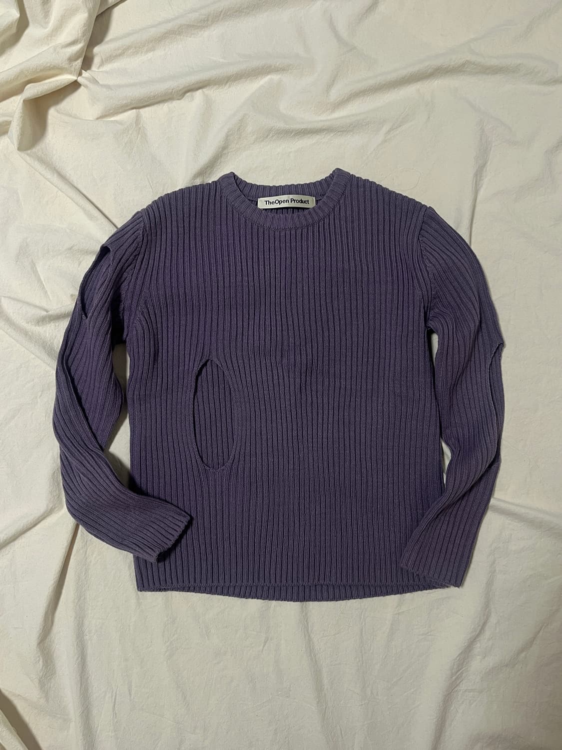 더오픈프로덕트 컷아웃 니트 상품이미지2