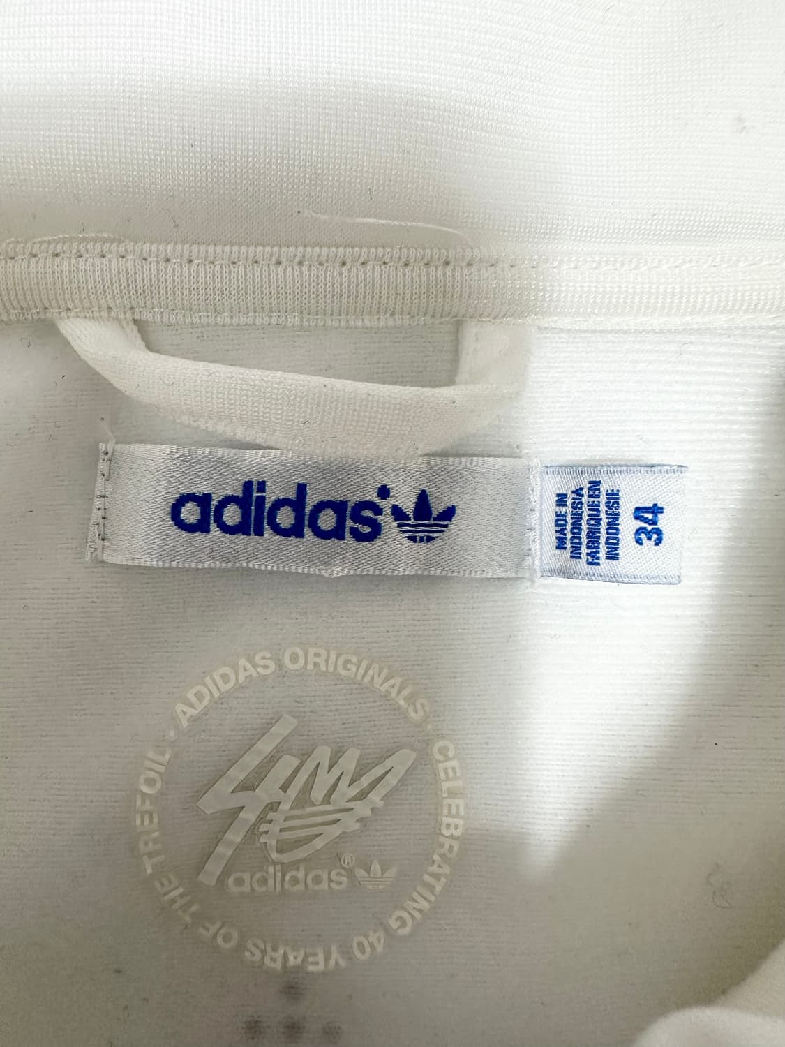 아디다스 흰색 큐빅 파이어버드 져지 상품이미지5