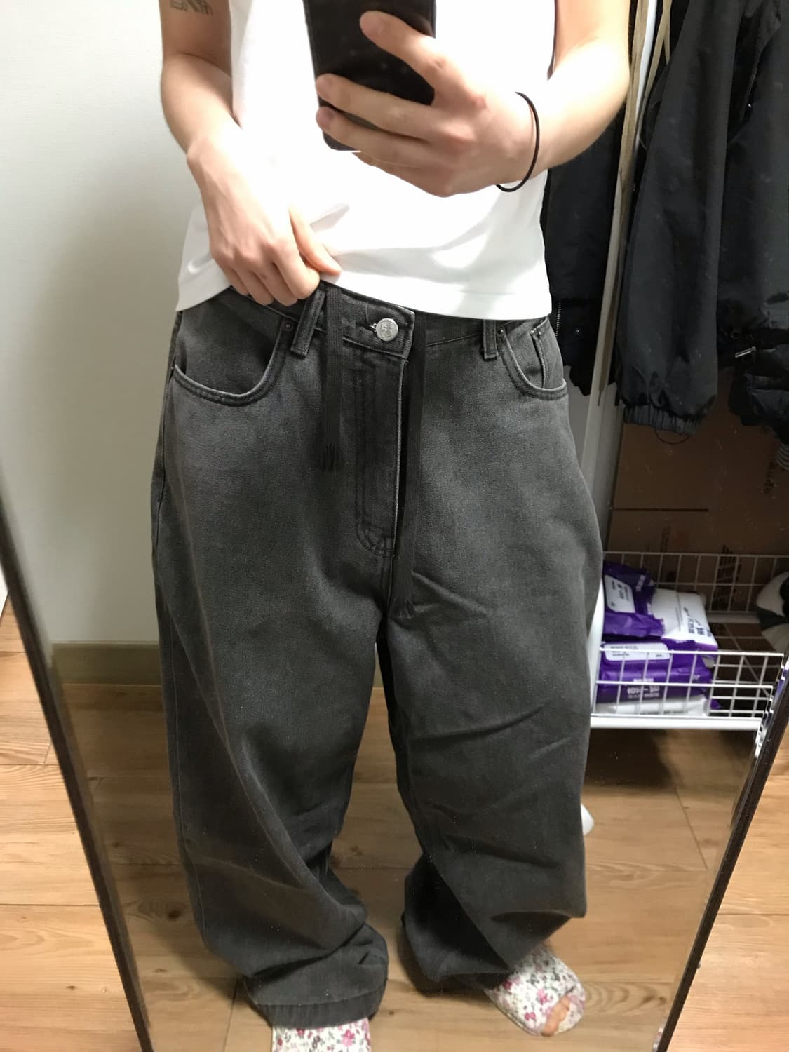 초코브라운 팬츠 상품이미지3