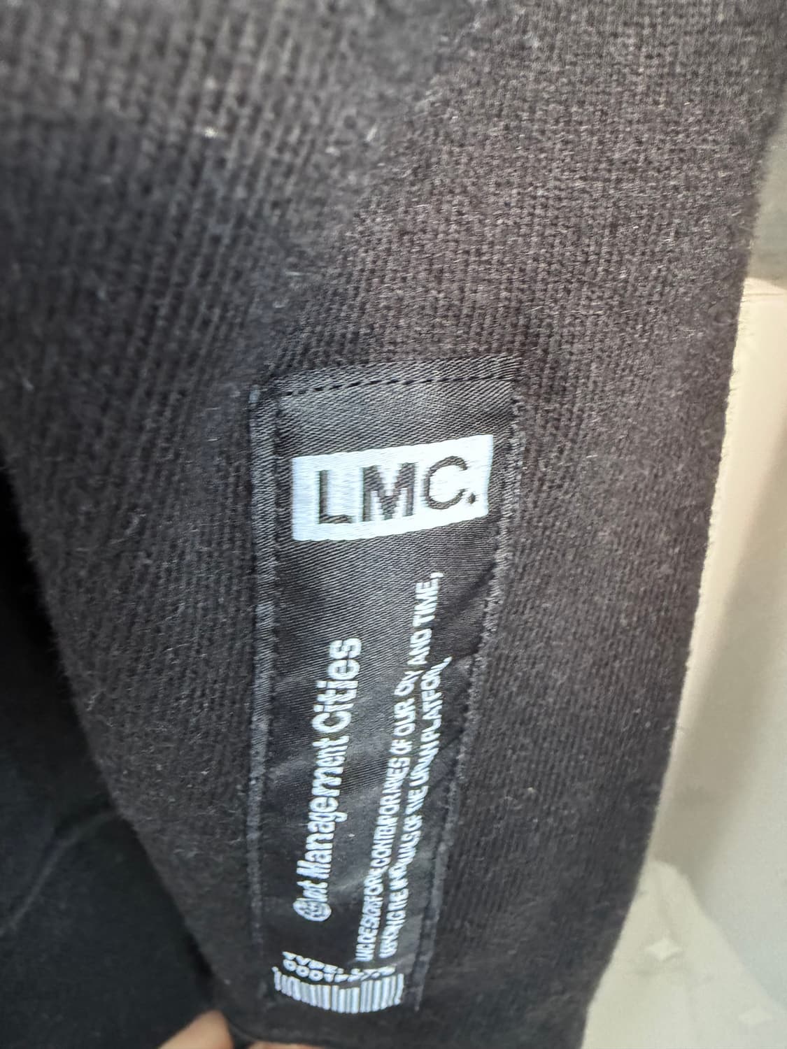 LMC 블랙 LOST 로고 맨투맨 M 상품이미지5