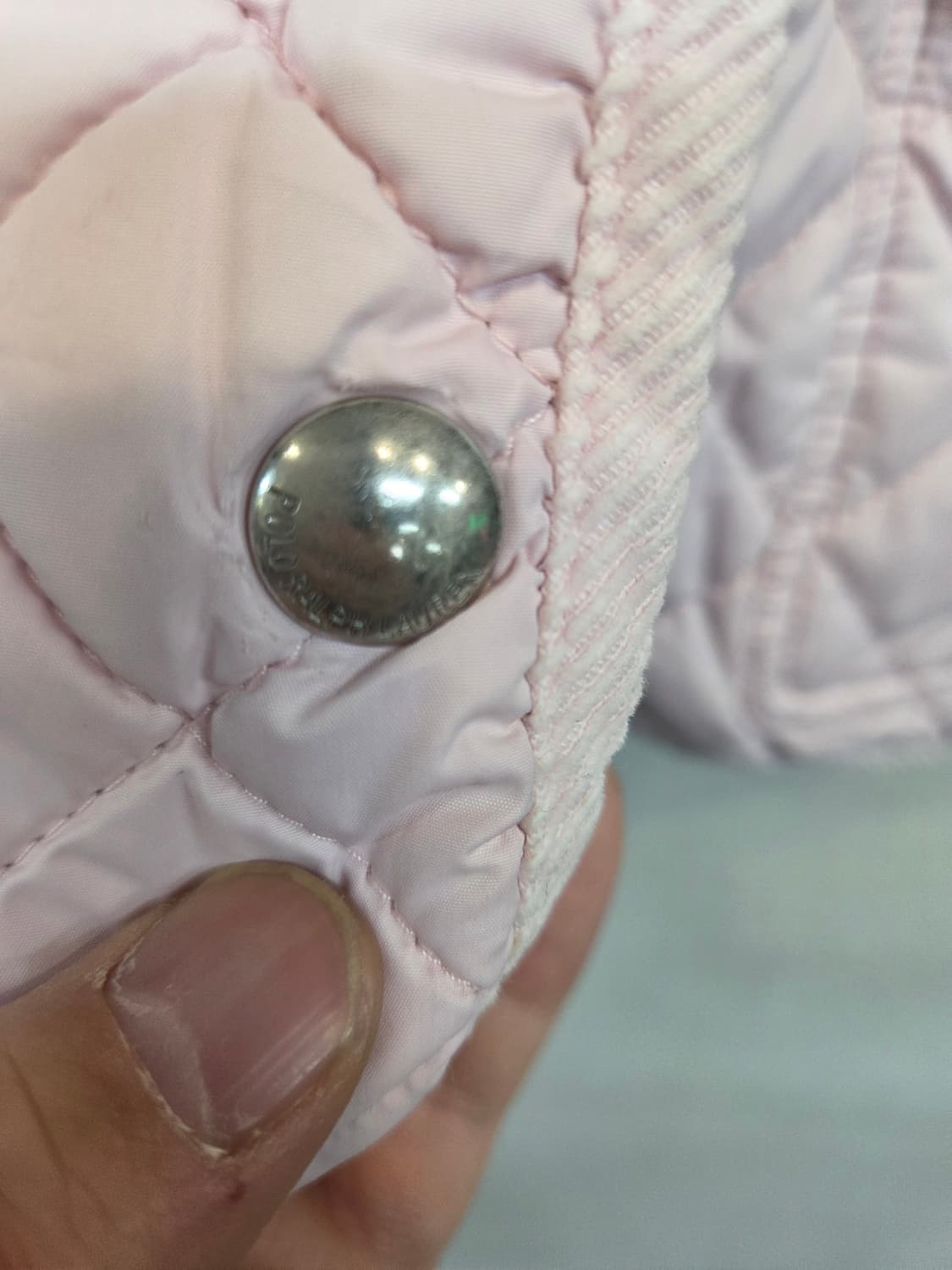 폴로랄프로렌 키즈 퀄팅 자켓 4 딸기우유 핑크  상품이미지6